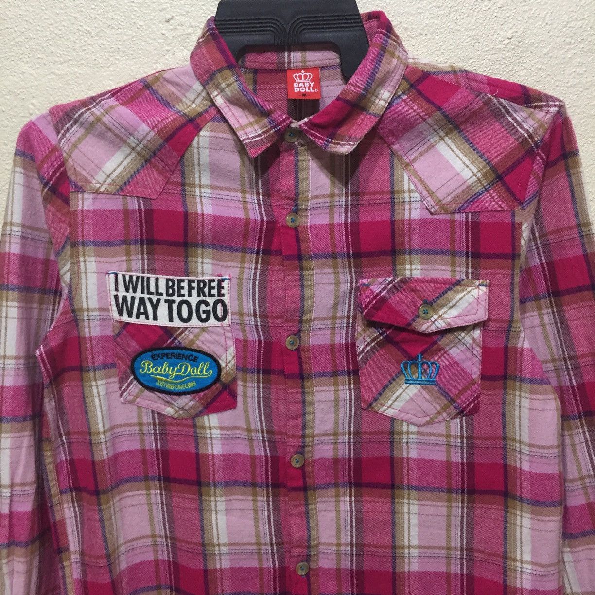 Flannel BABY DOLL FLANNEL POCKET size M fits S Size US S / EU 44-46 / 1 - 5 Thumbnail