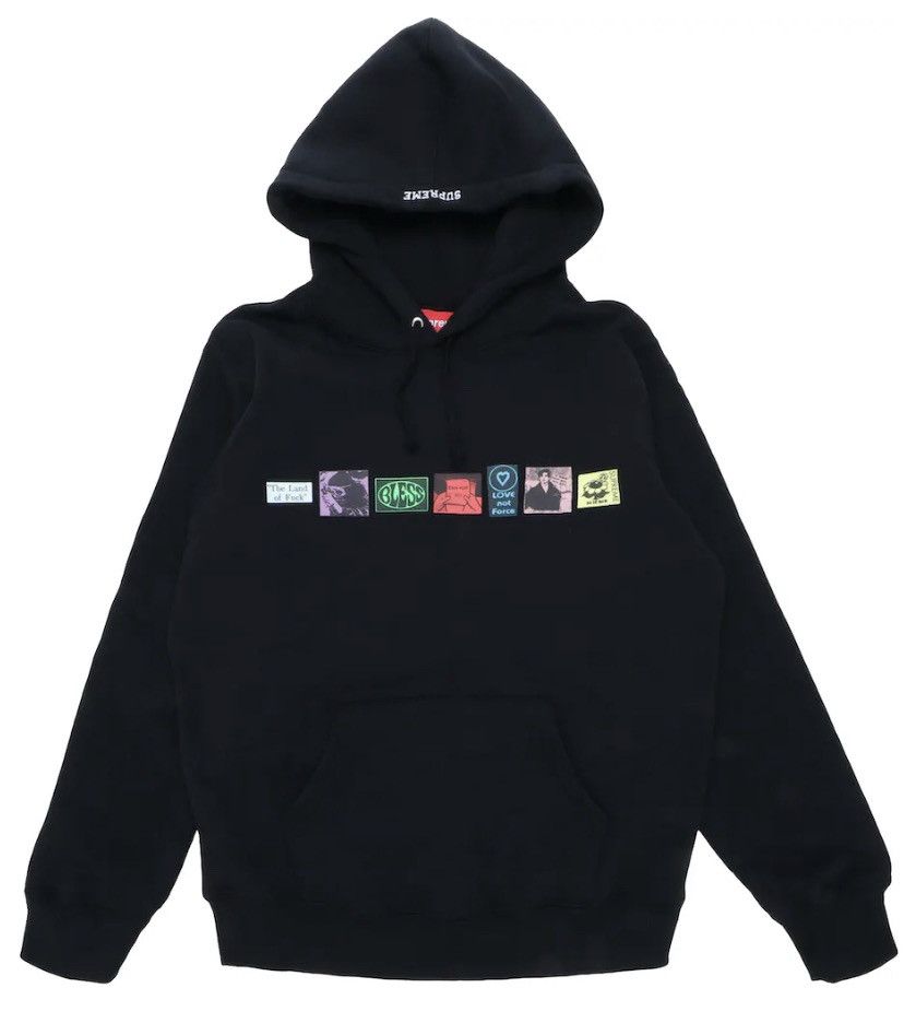 Buy Supreme Kate Moss Hooded Sweatshirt 'Navy' - FW24SW70