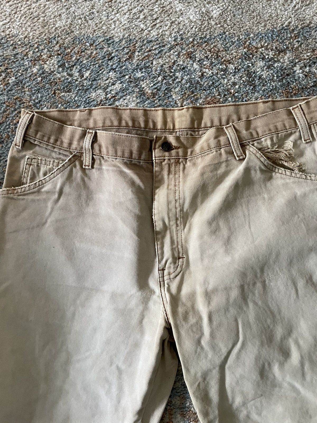 Vintage Vintage Dickies Baggy Work Brown Y2K Pants Jeans Size US 38 / EU 54 - 2 Thumbnail