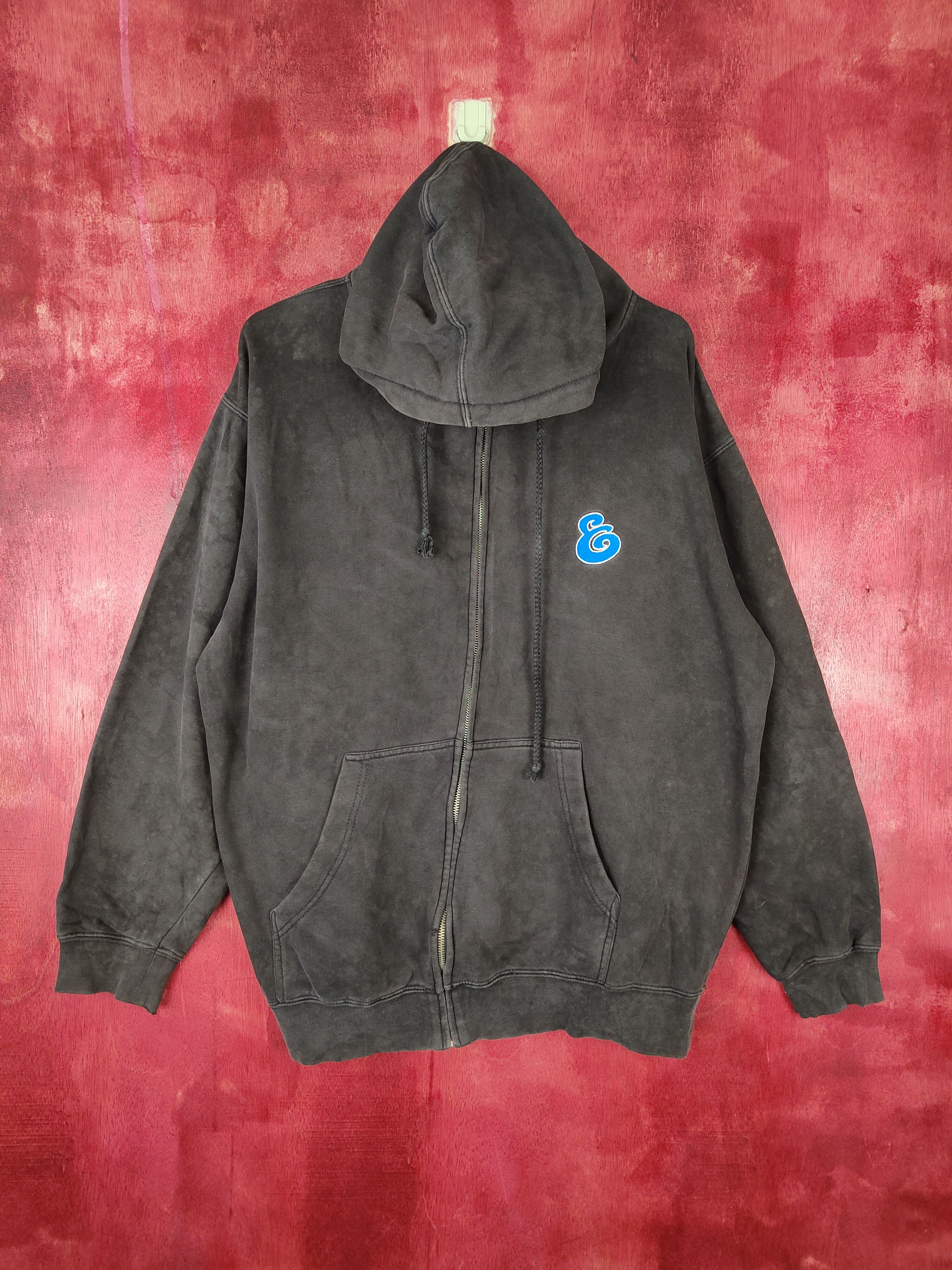 The Kayo Corp faded Black Hoodie Sweater #4813