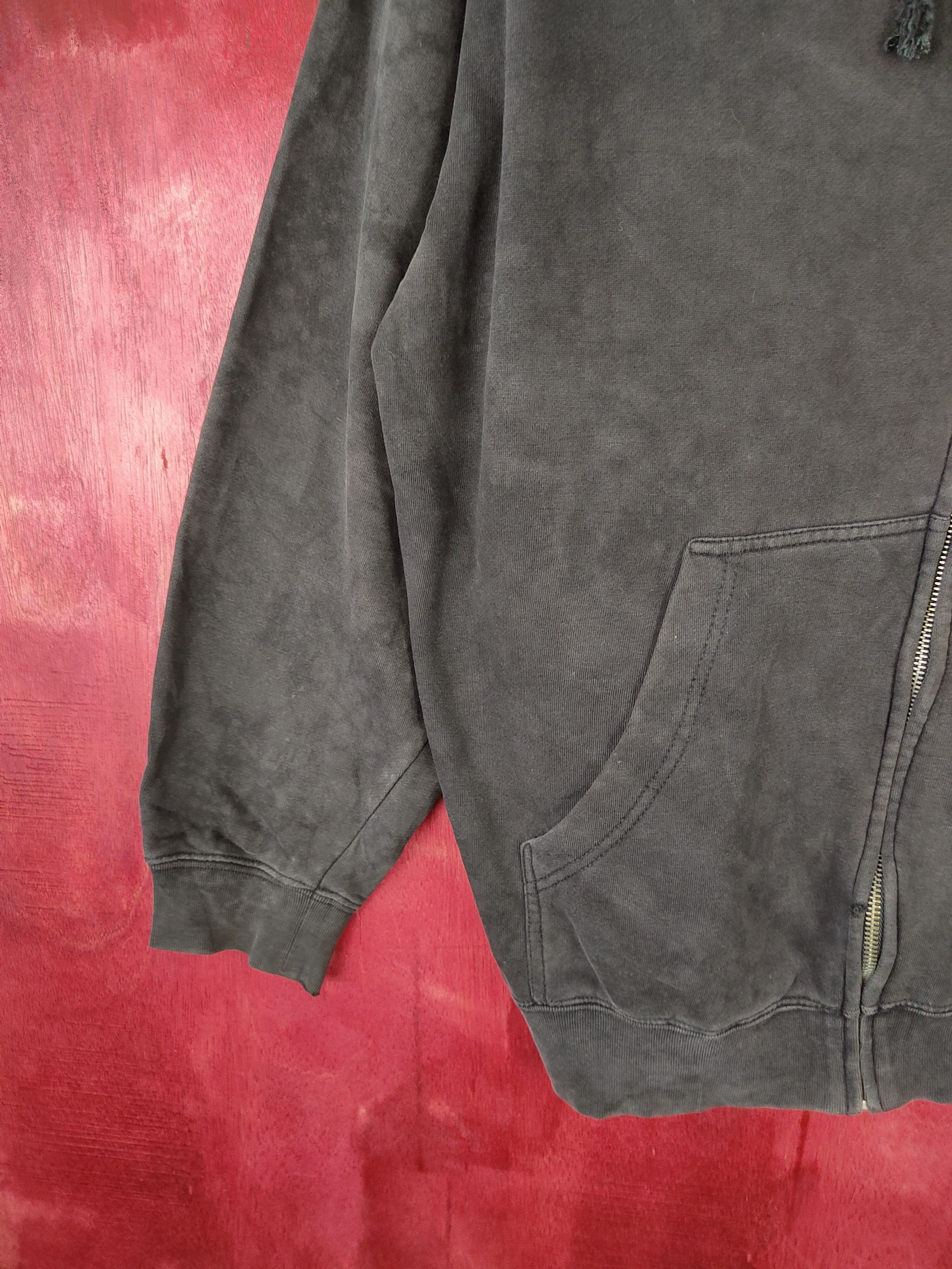 Japanese Brand The Kayo Corp faded Black Hoodie Sweater #4813 Size US M / EU 48-50 / 2 - 4 Thumbnail