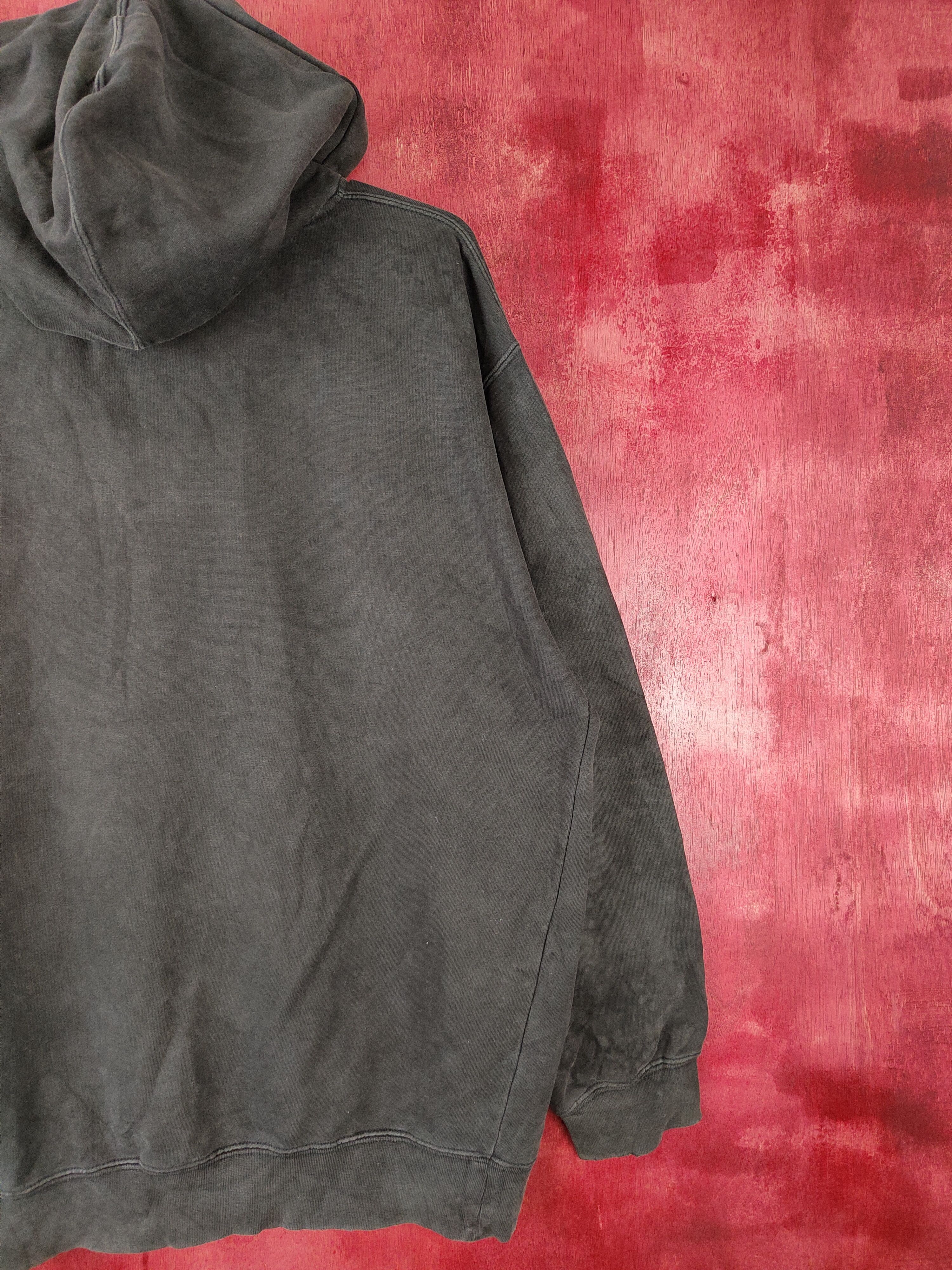 Japanese Brand The Kayo Corp faded Black Hoodie Sweater #4813 Size US M / EU 48-50 / 2 - 10 Thumbnail