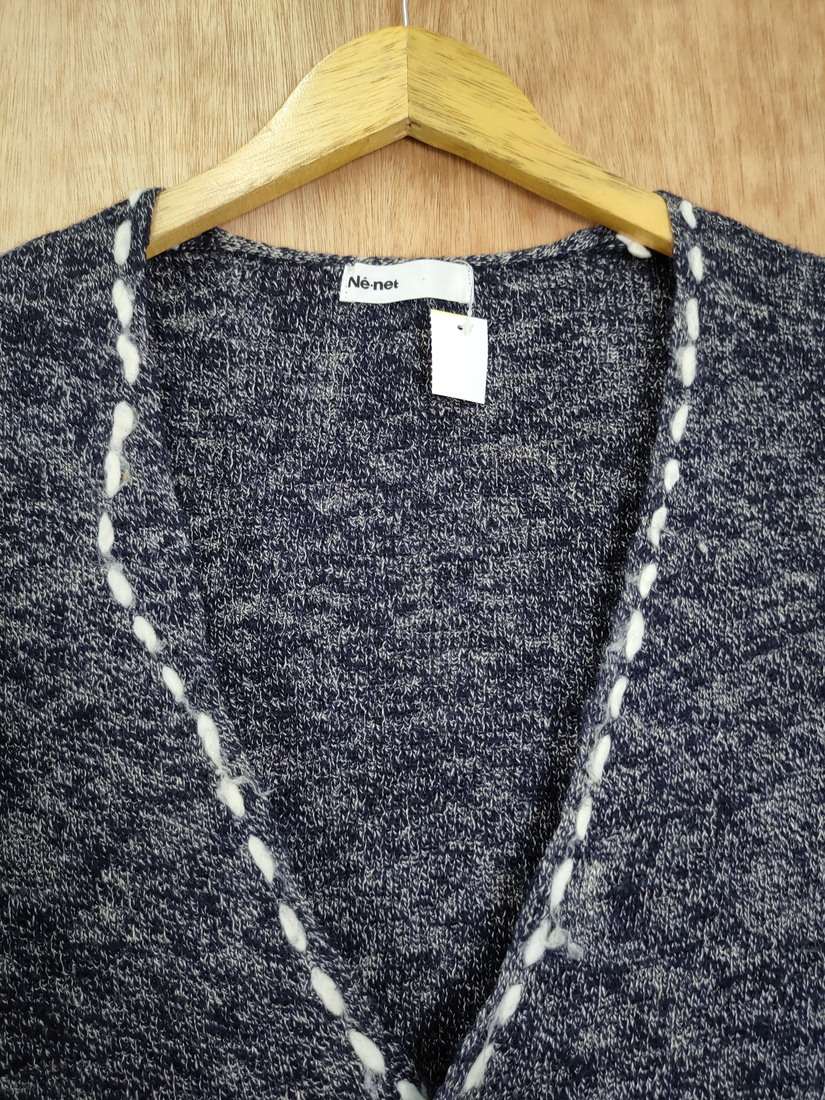 Issey Miyake Nenet issey miyake cardigan knitwear mohair cobain #4227 Size M / US 6-8 / IT 42-44 - 6 Thumbnail