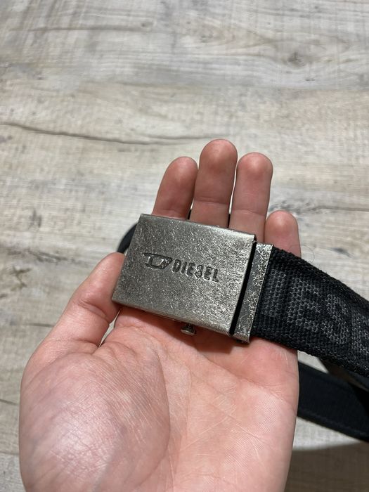 Diesel Y2K Diesel Buckle Spell Logo Belt Grailed