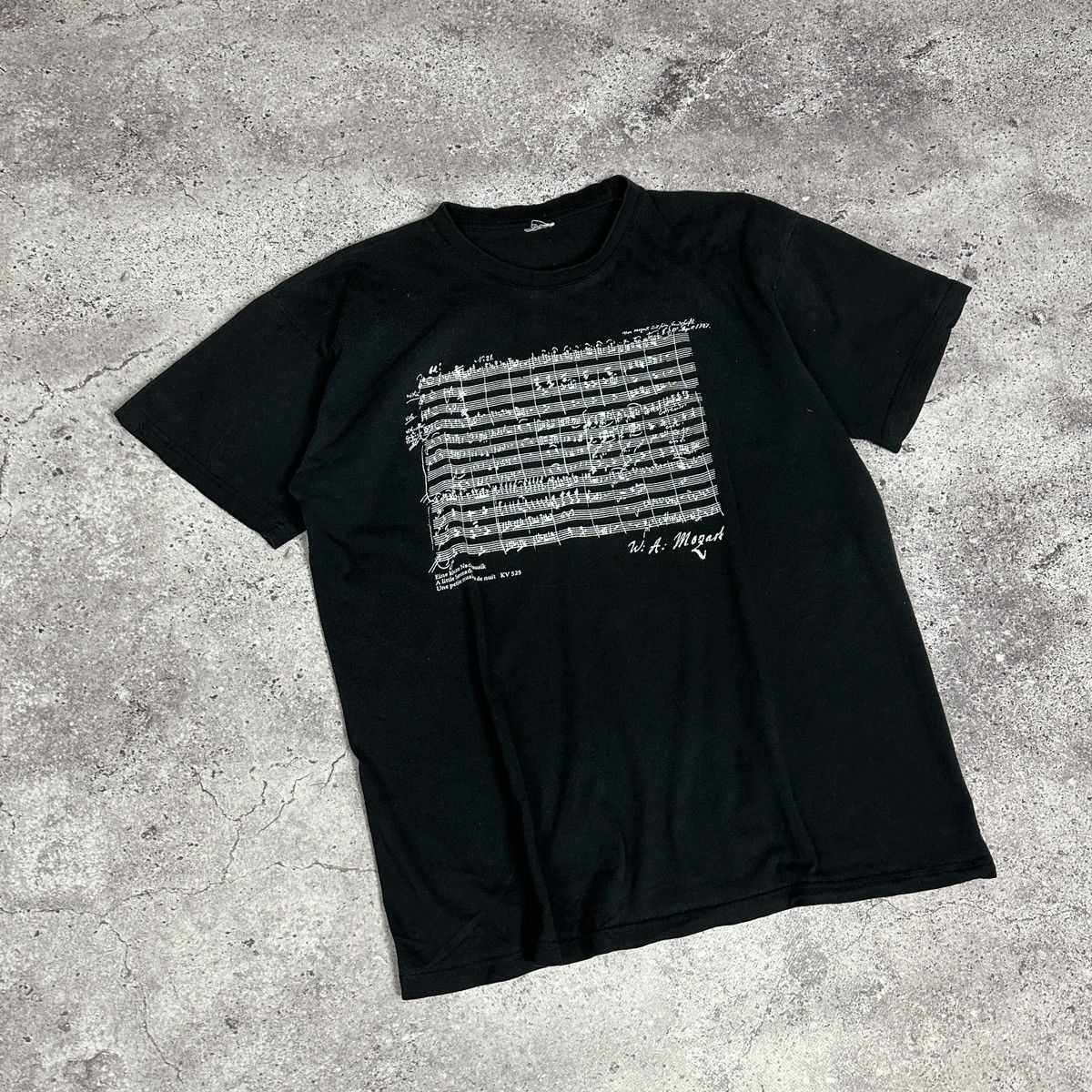 Vintage Vintage 90s Mozart Little Serenade Art Graphic tee Music Y2K Size US M / EU 48-50 / 2 - 3 Thumbnail