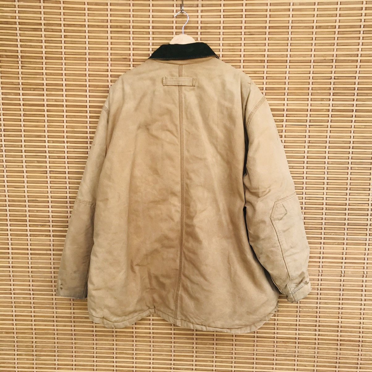 Dickies × Vintage RARE Vintage 80s dickies duck canvas jacket XXL sun faded Size US XXL / EU 58 / 5 - 5 Thumbnail