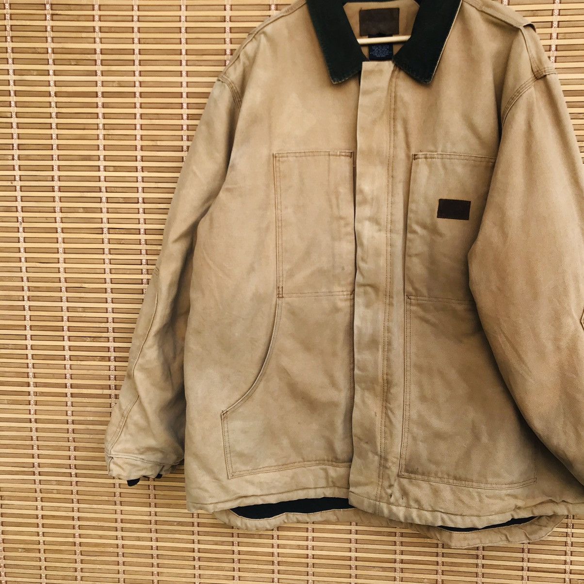 Dickies × Vintage RARE Vintage 80s dickies duck canvas jacket XXL sun faded Size US XXL / EU 58 / 5 - 3 Thumbnail