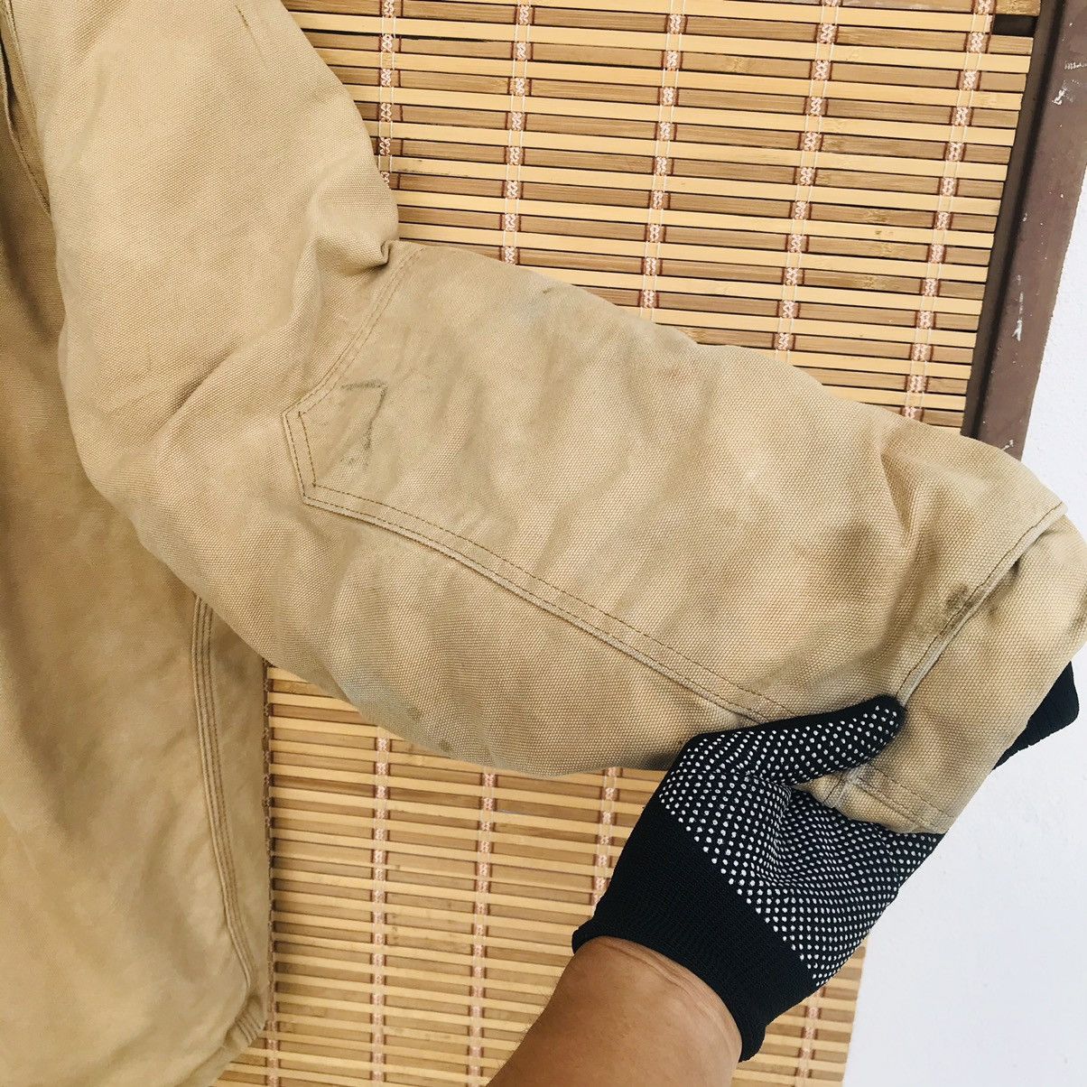 Dickies × Vintage RARE Vintage 80s dickies duck canvas jacket XXL sun faded Size US XXL / EU 58 / 5 - 6 Thumbnail