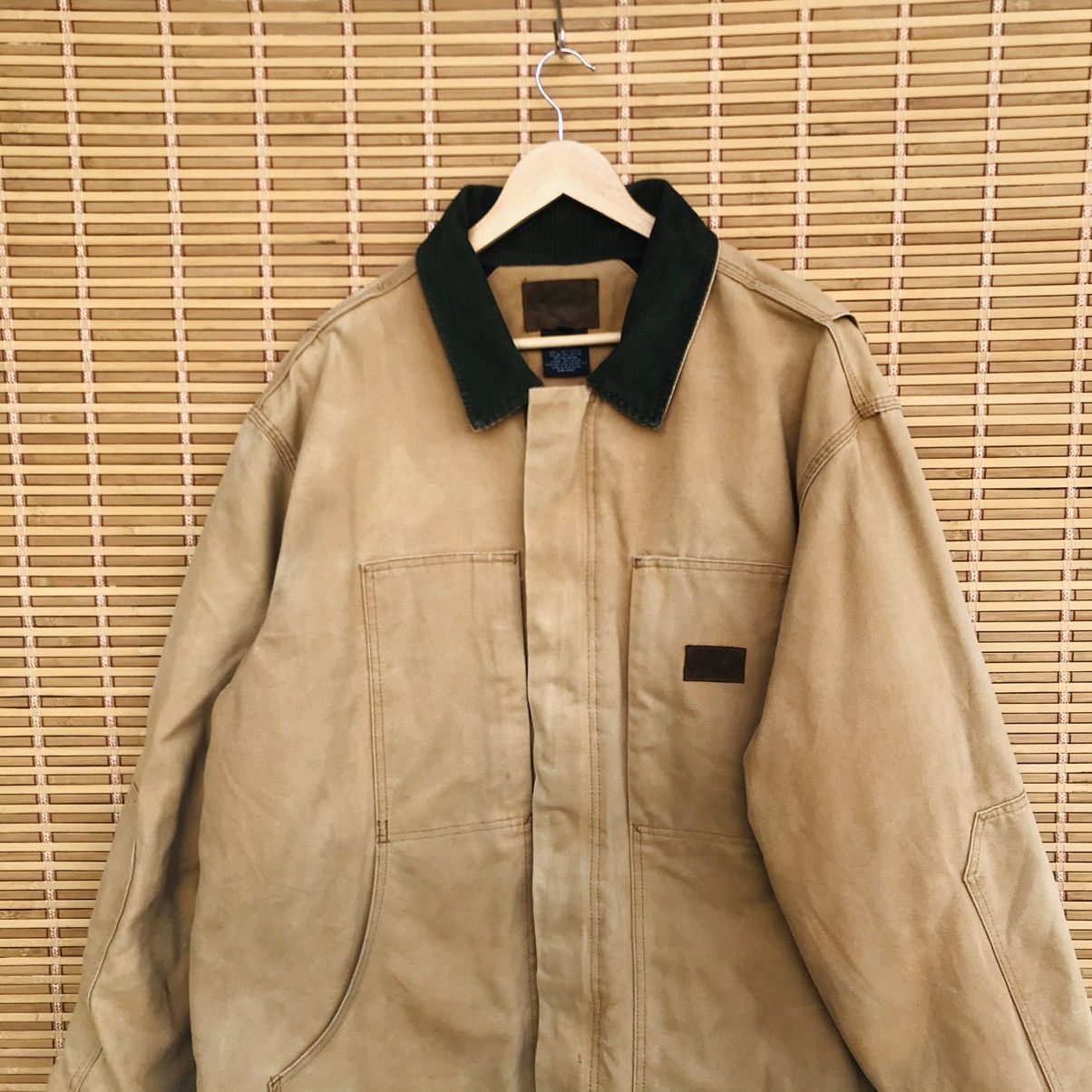 Dickies × Vintage RARE Vintage 80s dickies duck canvas jacket XXL sun faded Size US XXL / EU 58 / 5 - 4 Thumbnail