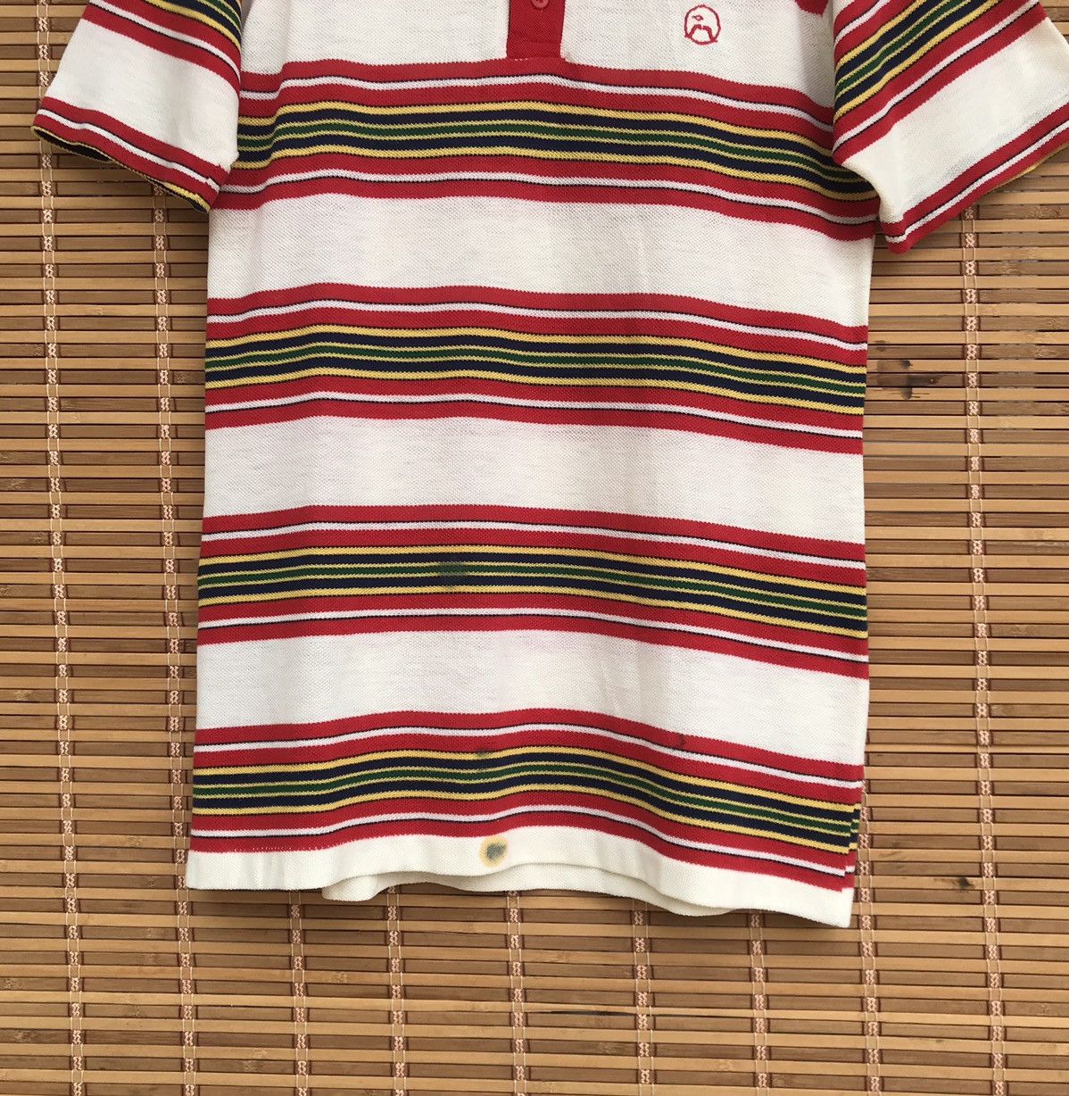 Vintage Rare Vintage John Newcombe tennis player 70s striped shirt Size US L / EU 52-54 / 3 - 5 Thumbnail