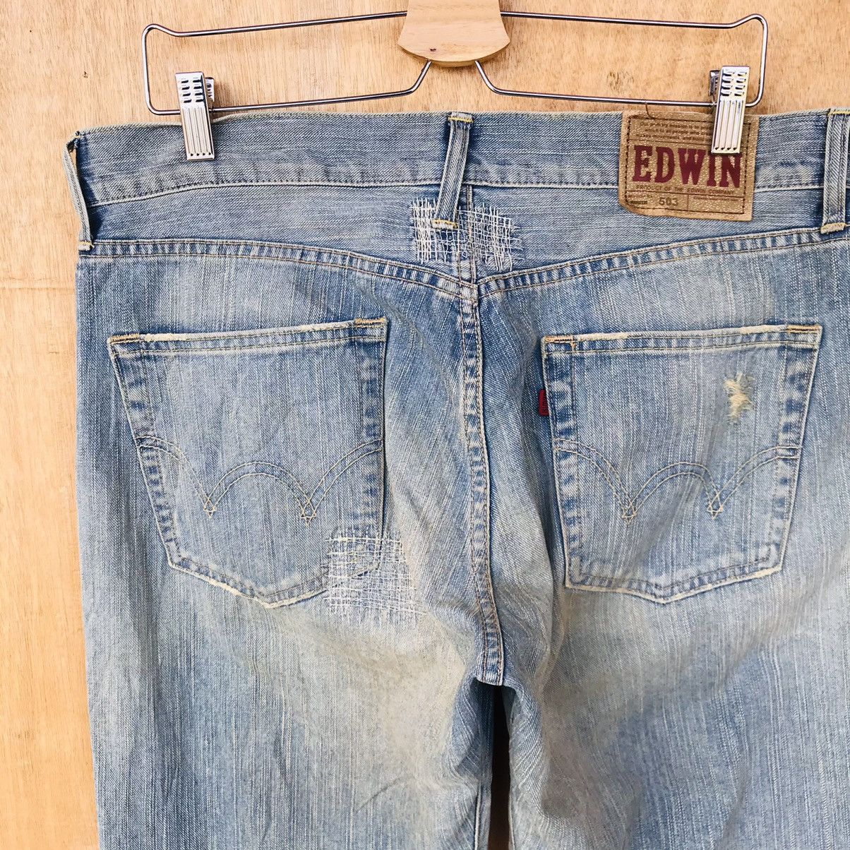Edwin Edwin distressed ripped denim japan shortpant waist 34-35 Size US 34 / EU 50 - 8 Thumbnail