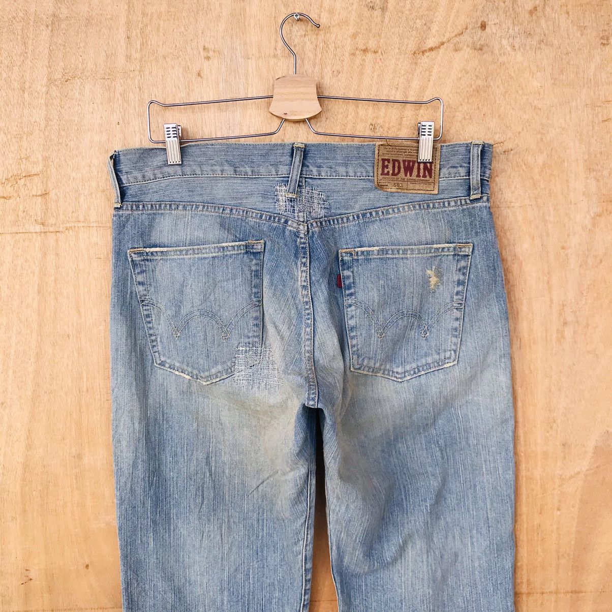 Edwin Edwin distressed ripped denim japan shortpant waist 34-35 Size US 34 / EU 50 - 7 Thumbnail