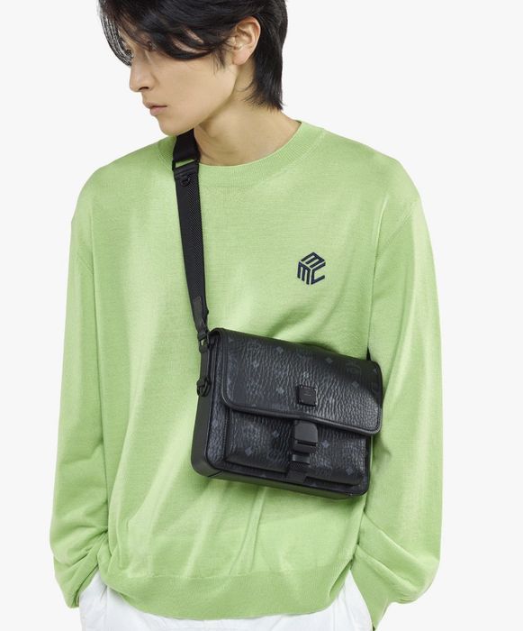 Designer MCM Small Klassik Messenger Crossbody Bag Grailed