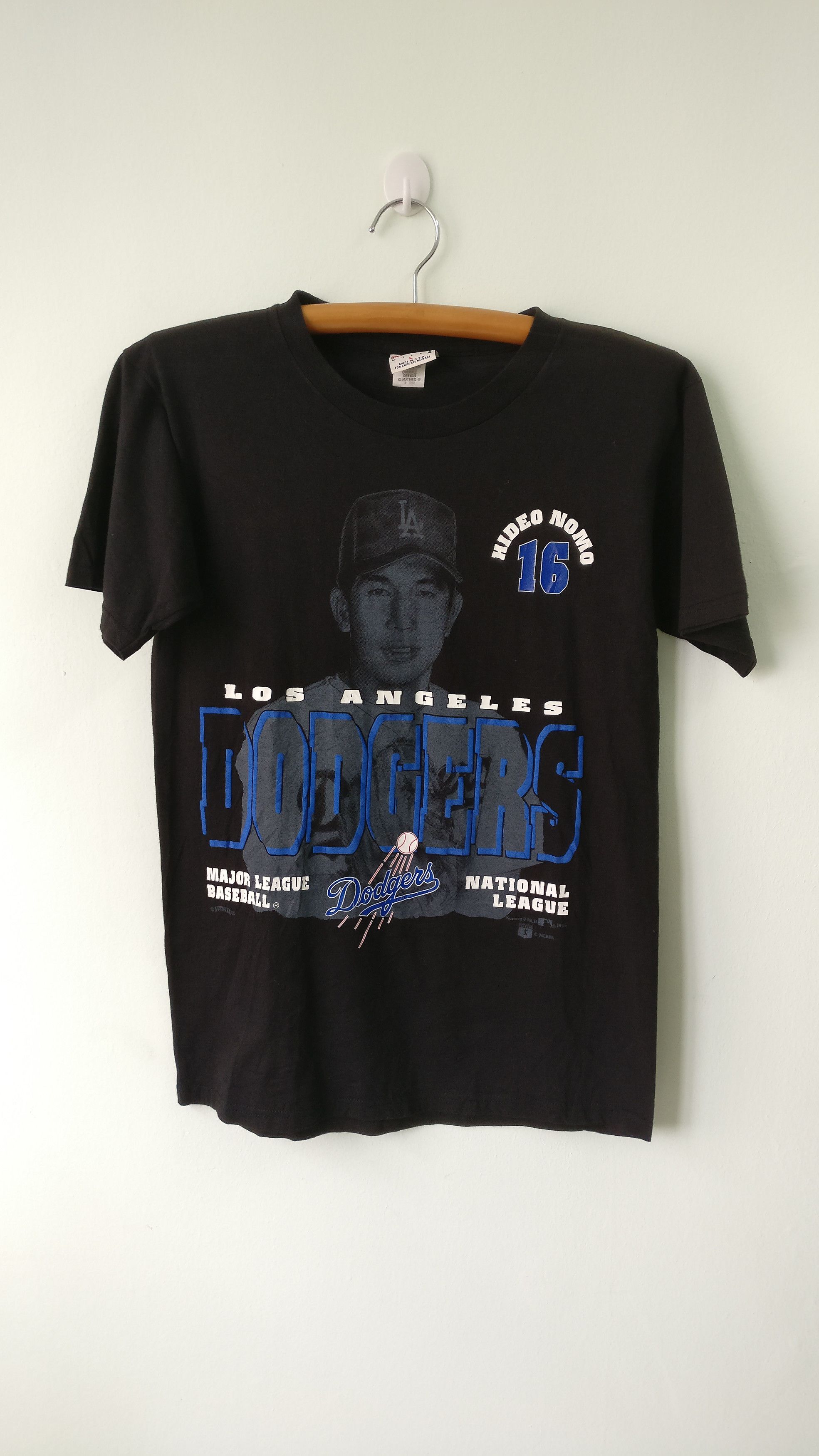 Vintage 90s Starter LA Los Angeles Dodgers Hideo Nomo Jersey Tshirt L USA  NWT DS