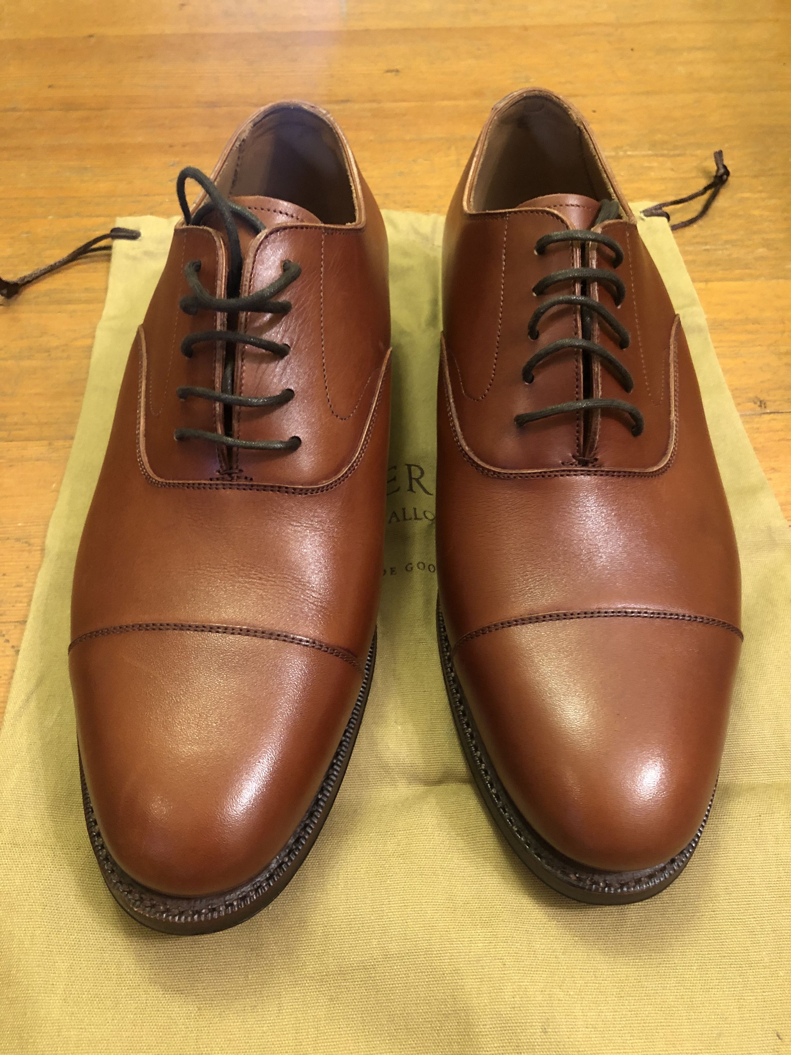 Meermin Copper Antique Calf Oxfords | Grailed display picture 1