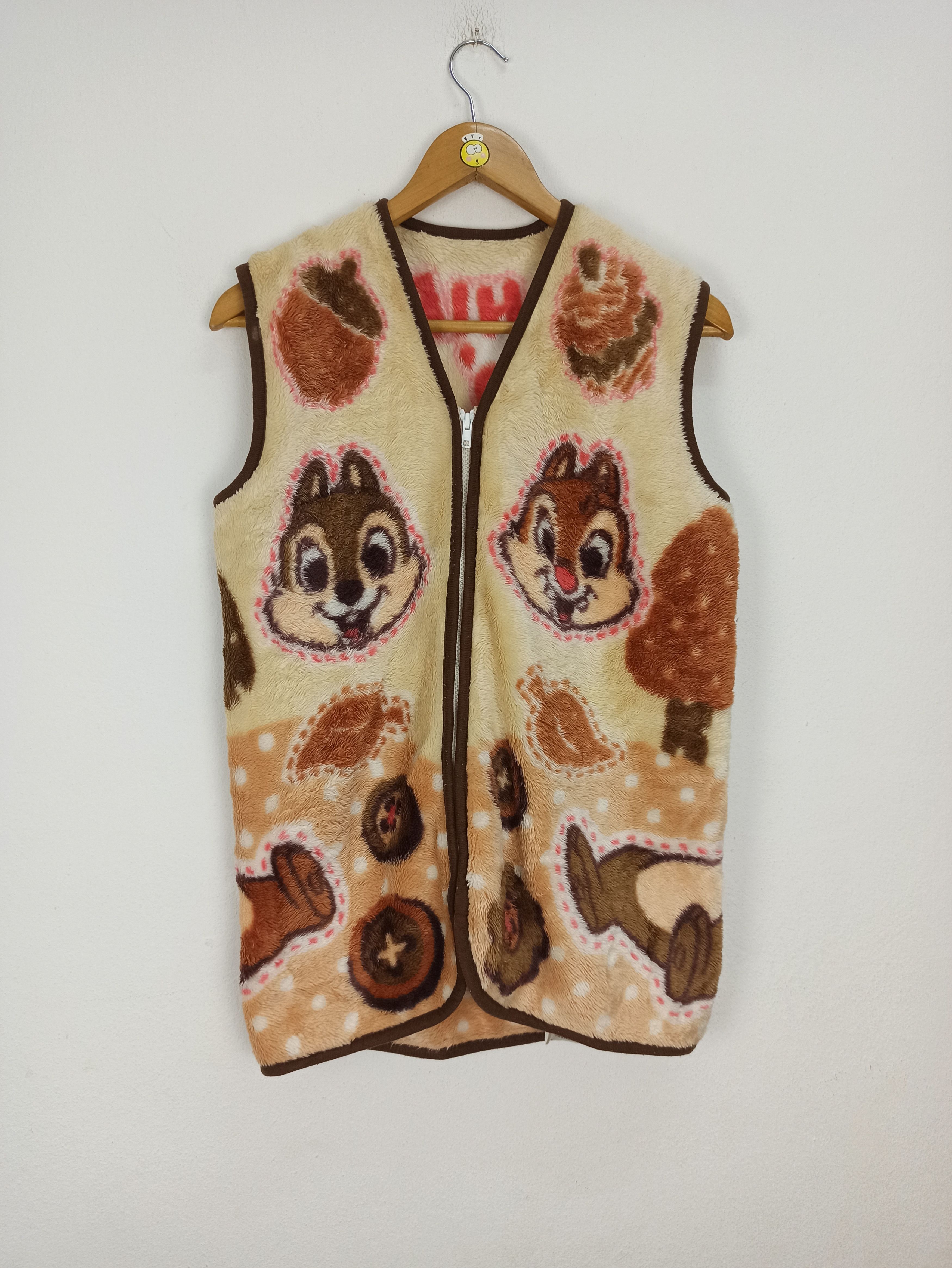 Cartoon Network Chip and Dale fleece Vest fur jacket Full Print Size US M / EU 48-50 / 2 - 2 Thumbnail