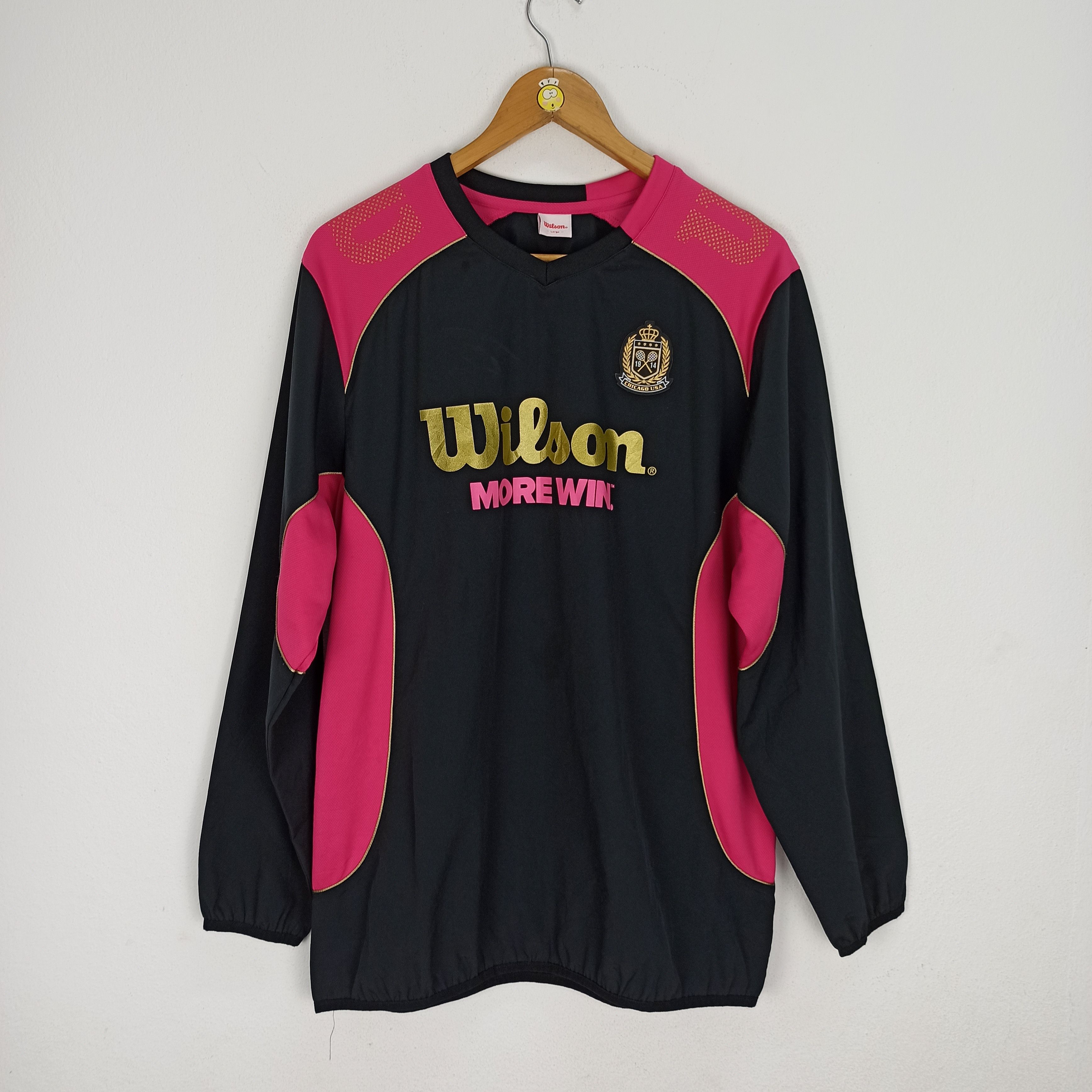 Vintage Vintage Wilson Training Jersey Chicago USA Size US L / EU 52-54 / 3 - 1 Thumbnail
