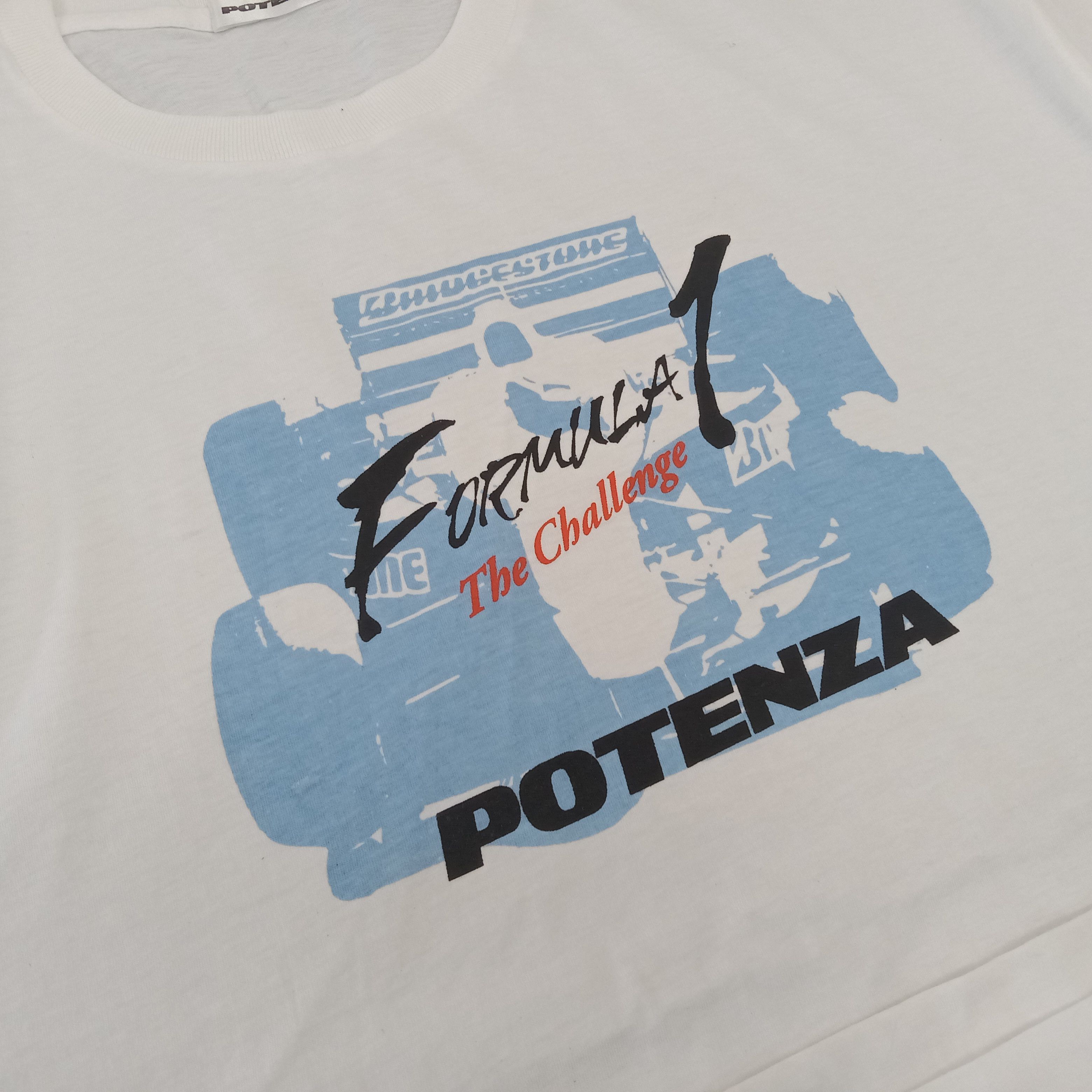 Japanese Brand × Vintage FORMULA 1 POTENZA Racing Team Tshirt Size US L / EU 52-54 / 3 - 2 Thumbnail