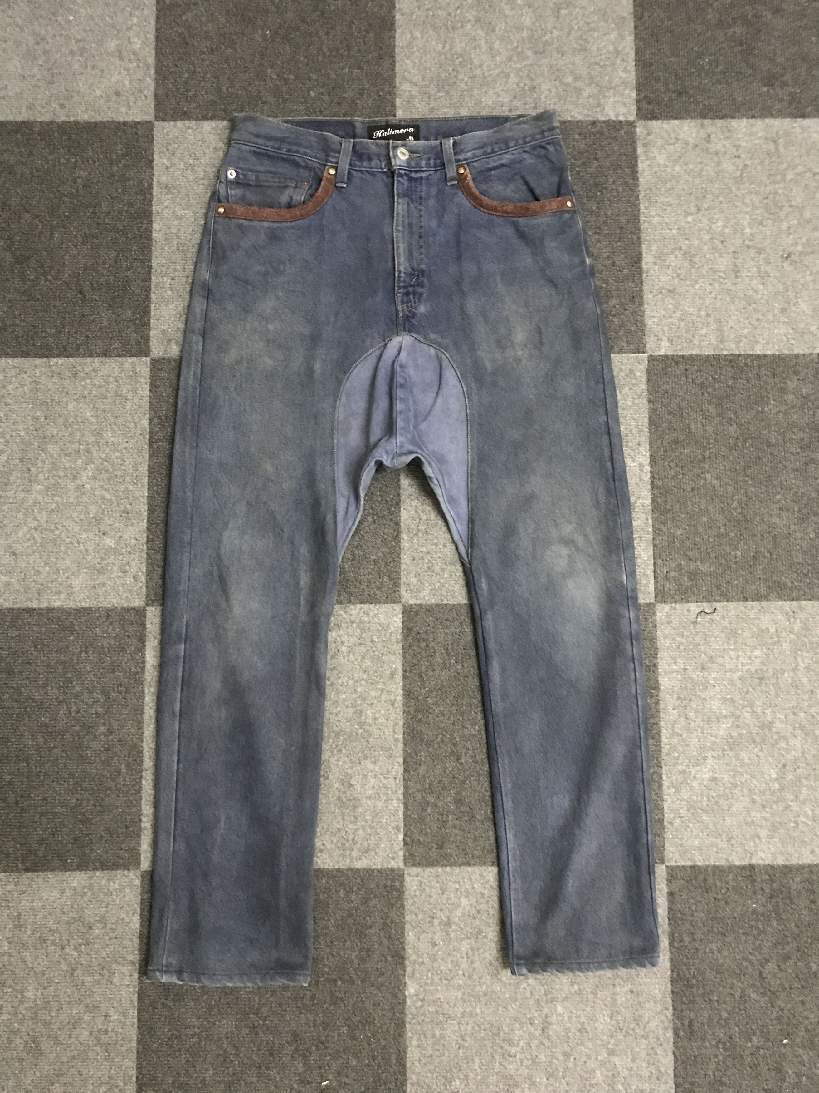 Japanese Brand × Levi's × Vintage VLEV108 Vtg Levis Kalimera Reconstruct Dropped Crotch Jeans Size US 31 - 1 Thumbnail