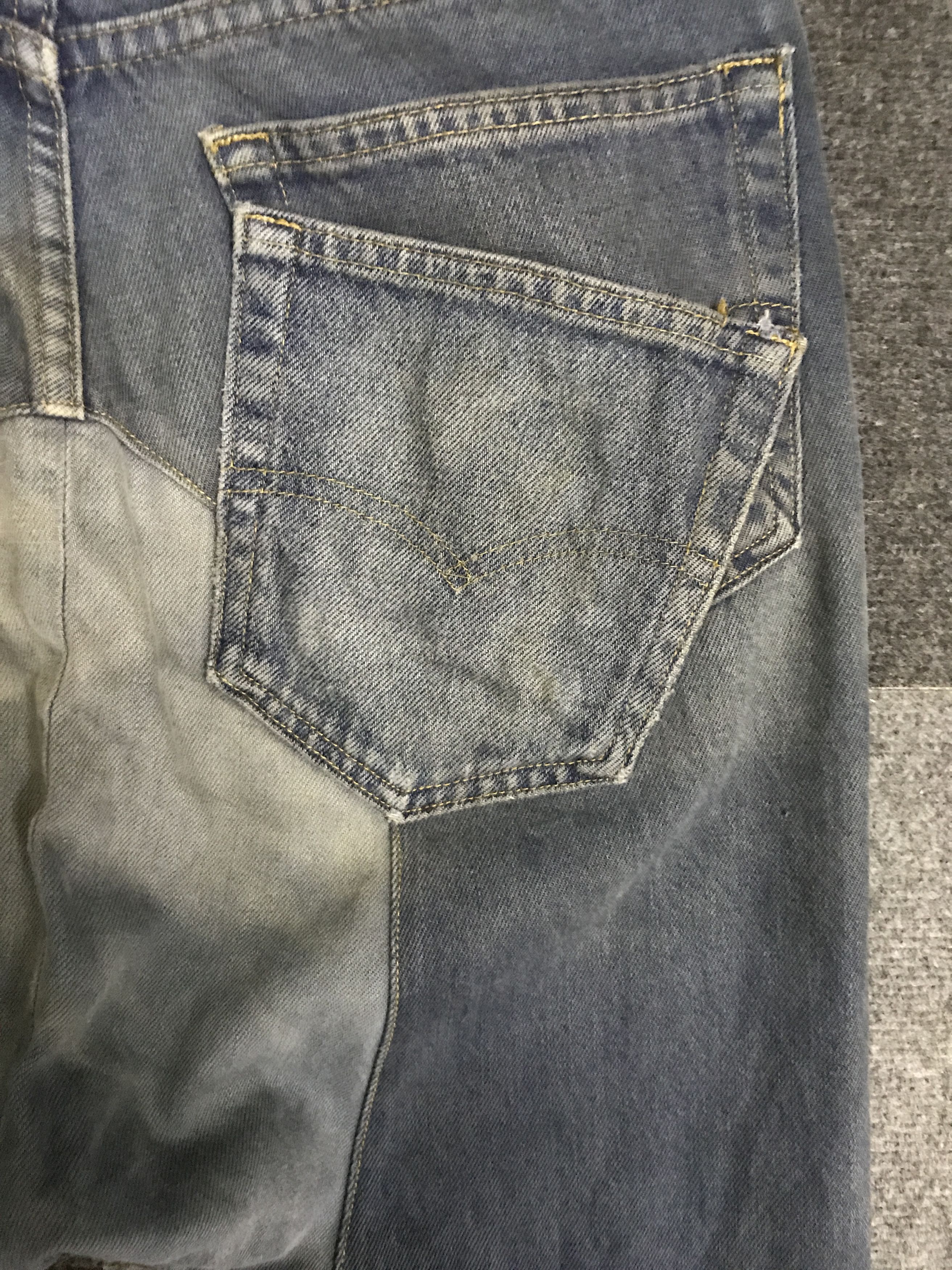 Japanese Brand × Levi's × Vintage VLEV108 Vtg Levis Kalimera Reconstruct Dropped Crotch Jeans Size US 31 - 11 Thumbnail