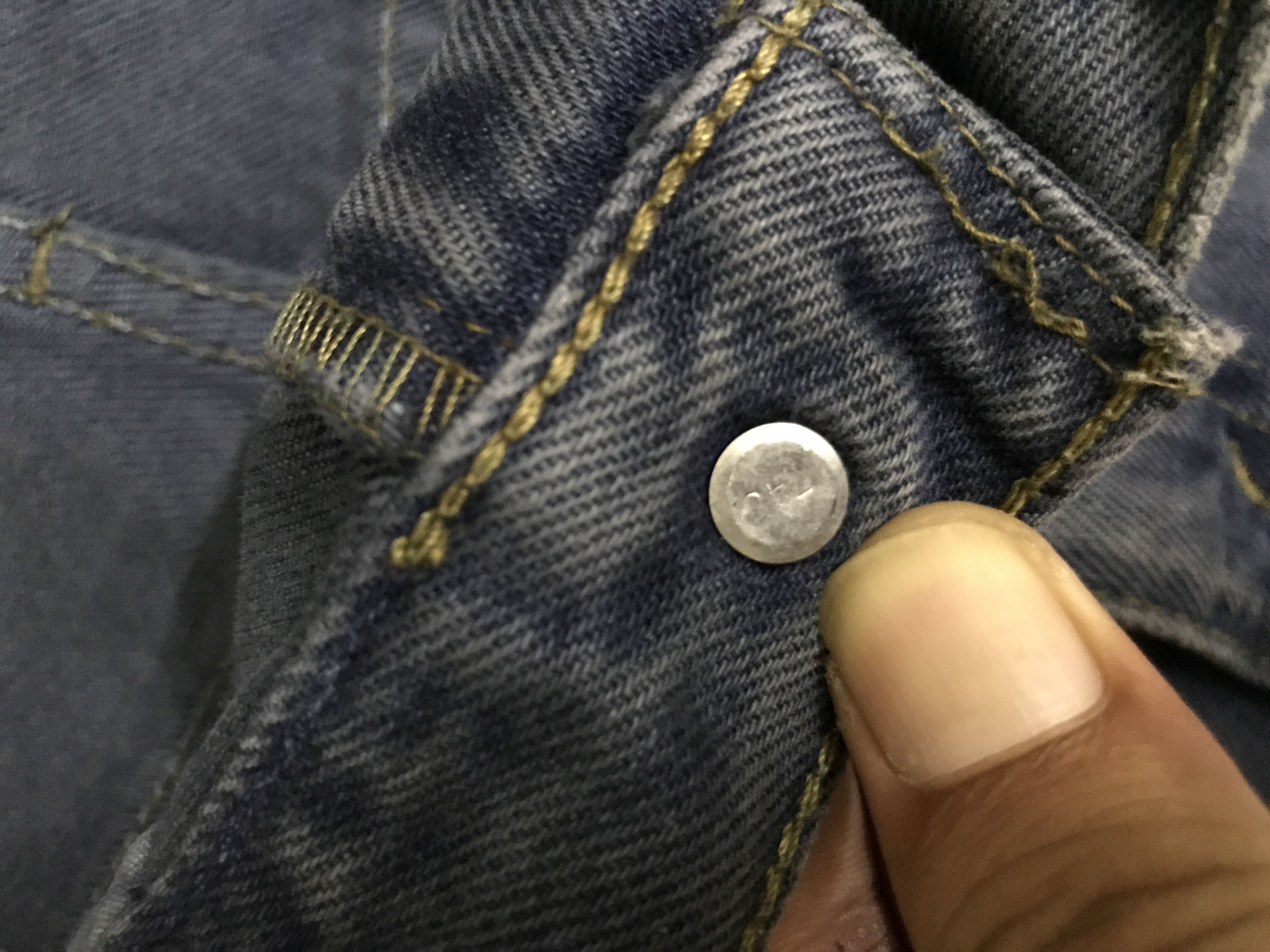 Japanese Brand × Levi's × Vintage VLEV108 Vtg Levis Kalimera Reconstruct Dropped Crotch Jeans Size US 31 - 6 Thumbnail