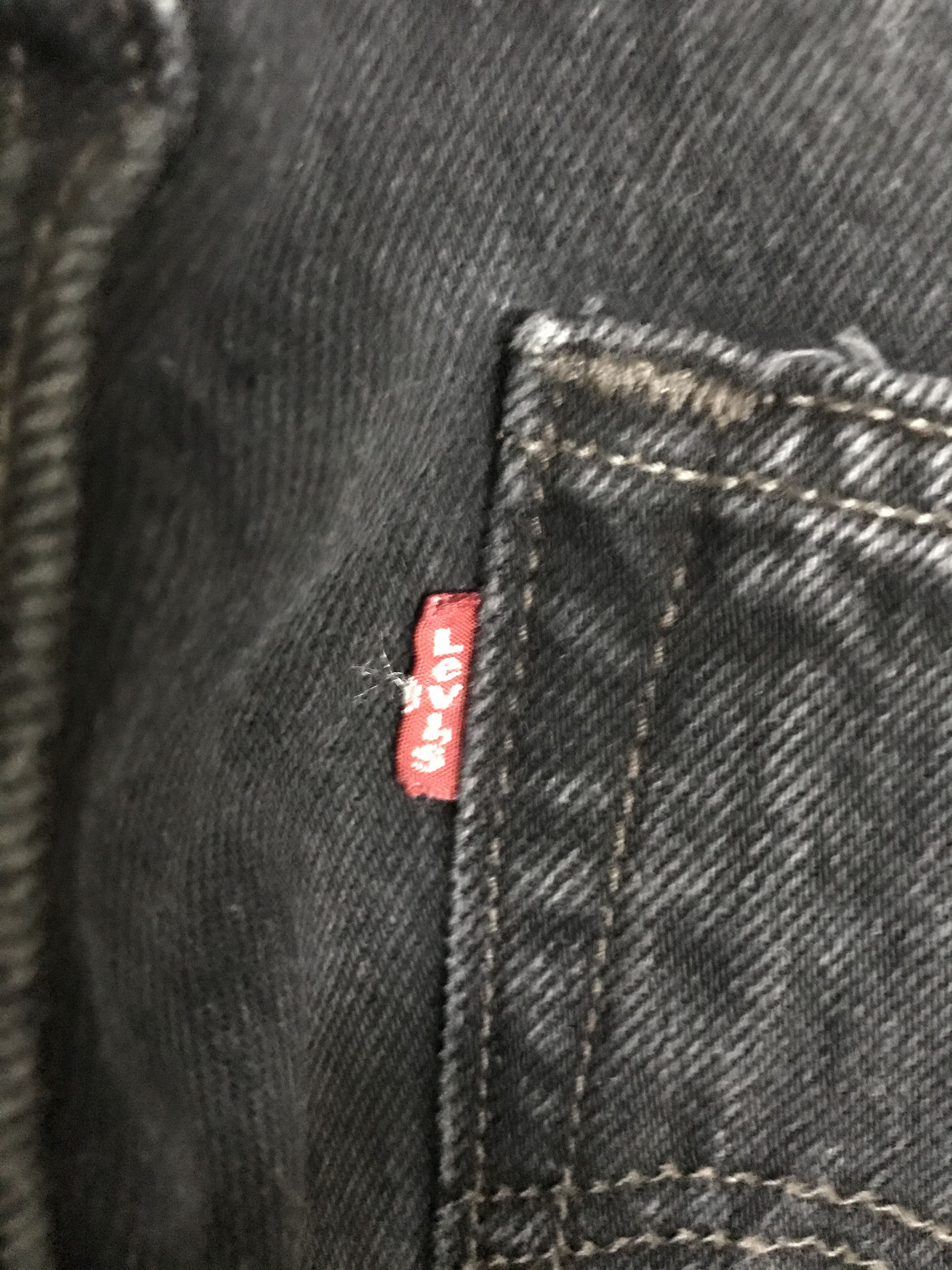 Japanese Brand VLEV131-Vintage Levis Rework by ReAdd Japan Black Jeans Size US 31 - 10 Thumbnail