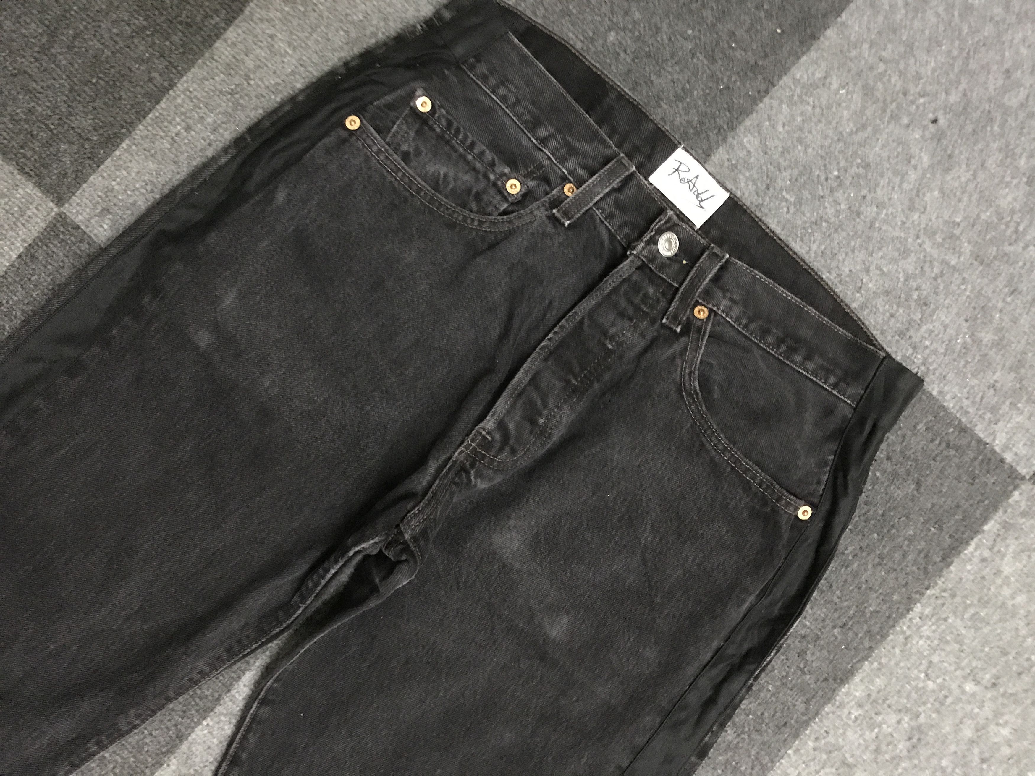 Japanese Brand VLEV131-Vintage Levis Rework by ReAdd Japan Black Jeans Size US 31 - 2 Thumbnail