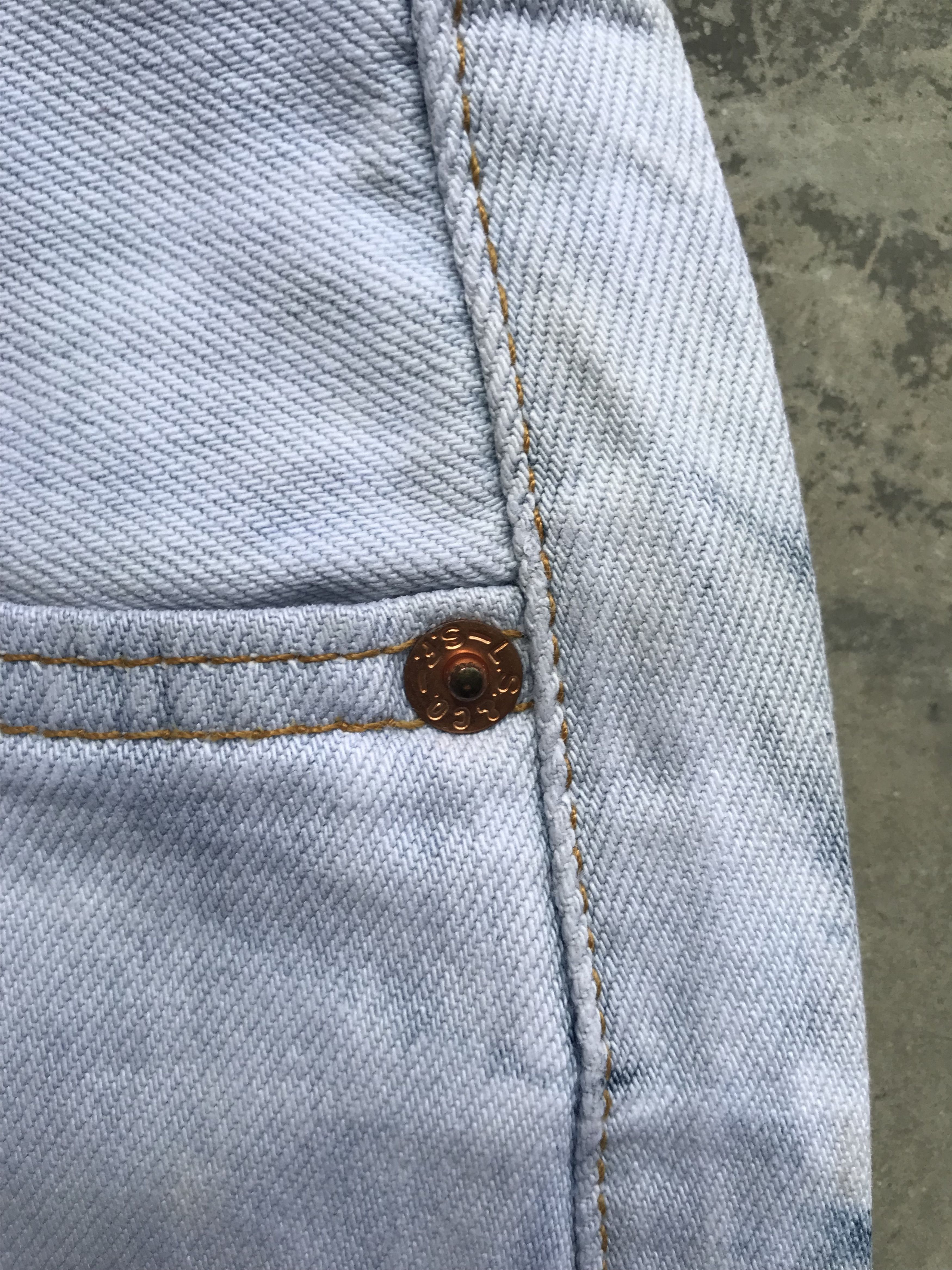 Levi's VLEV58 🔥Ultra Rare 🔥Vintage Levis 501 Tye Dye Jeans Size US 28 / EU 44 - 7 Thumbnail