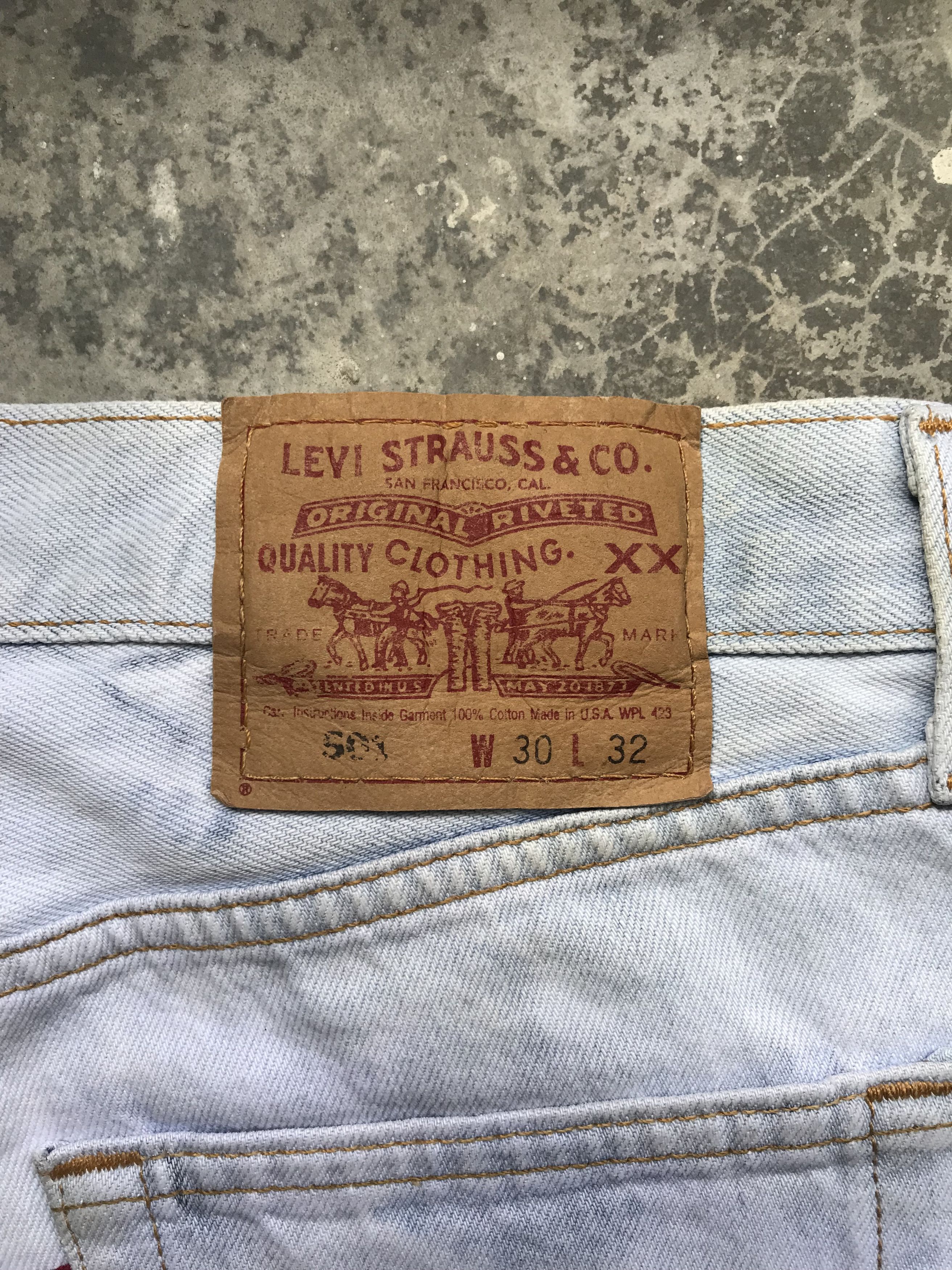 Levi's VLEV58 🔥Ultra Rare 🔥Vintage Levis 501 Tye Dye Jeans Size US 28 / EU 44 - 16 Thumbnail