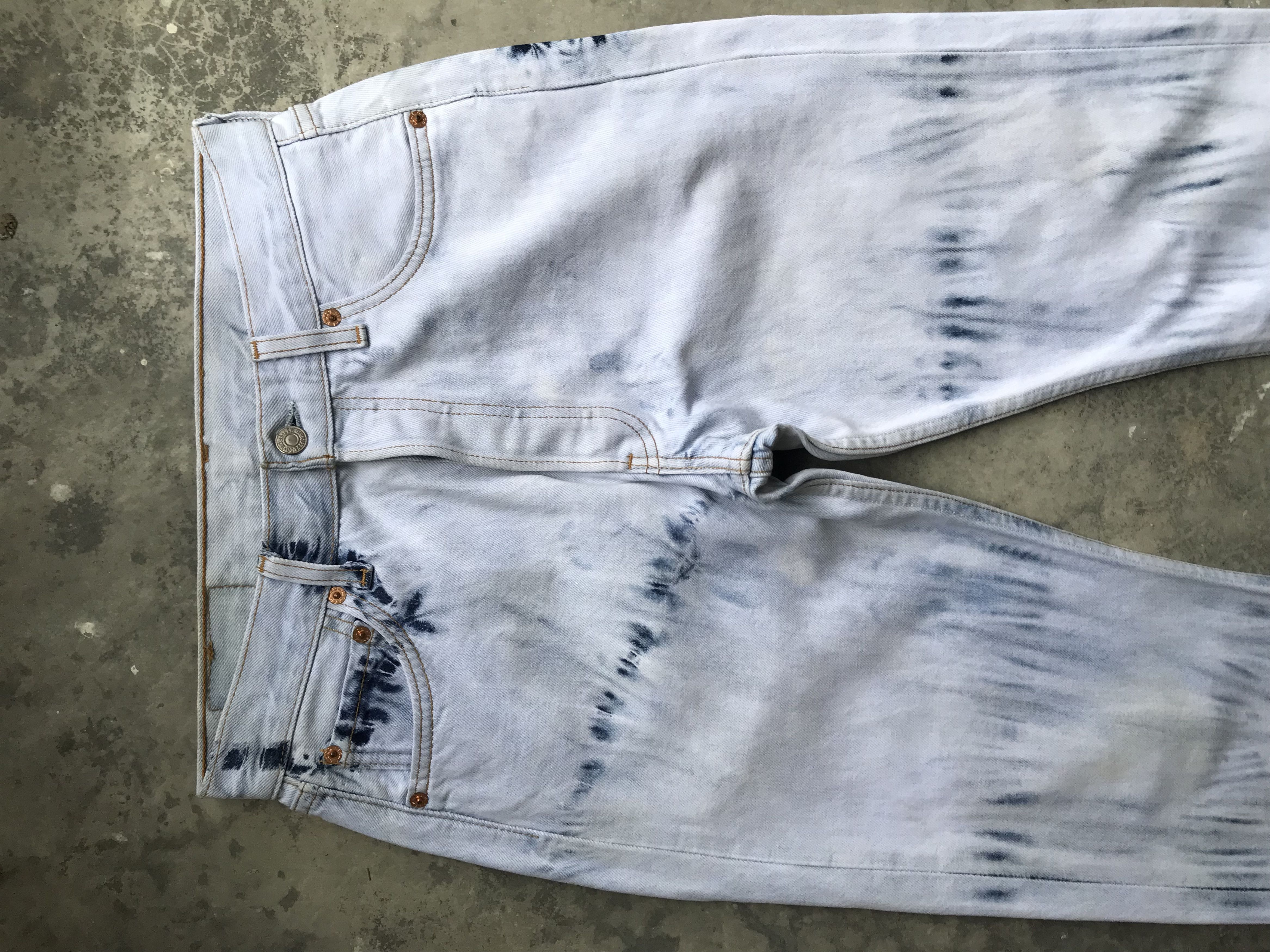 Levi's VLEV58 🔥Ultra Rare 🔥Vintage Levis 501 Tye Dye Jeans Size US 28 / EU 44 - 11 Thumbnail
