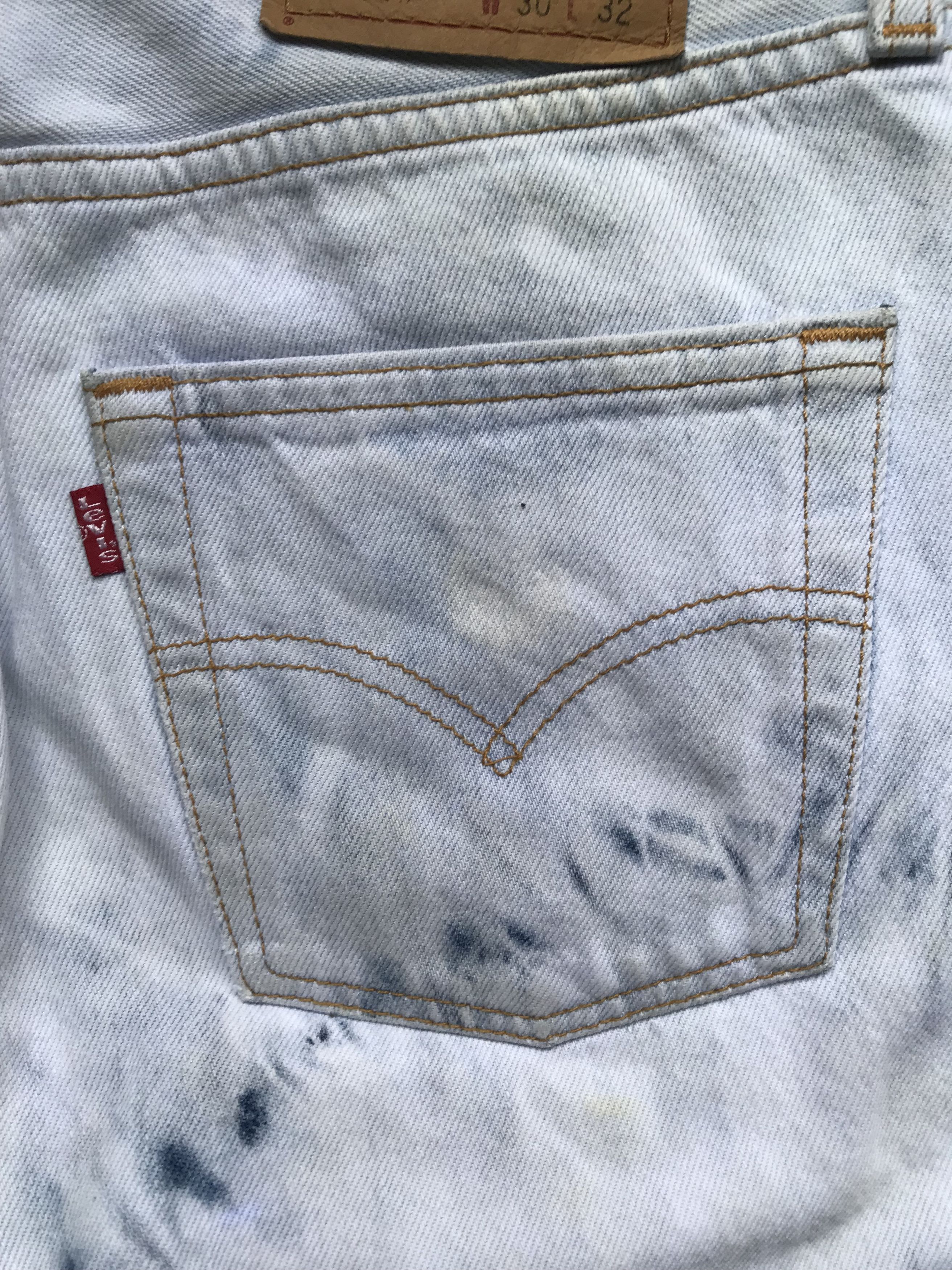 Levi's VLEV58 🔥Ultra Rare 🔥Vintage Levis 501 Tye Dye Jeans Size US 28 / EU 44 - 17 Thumbnail