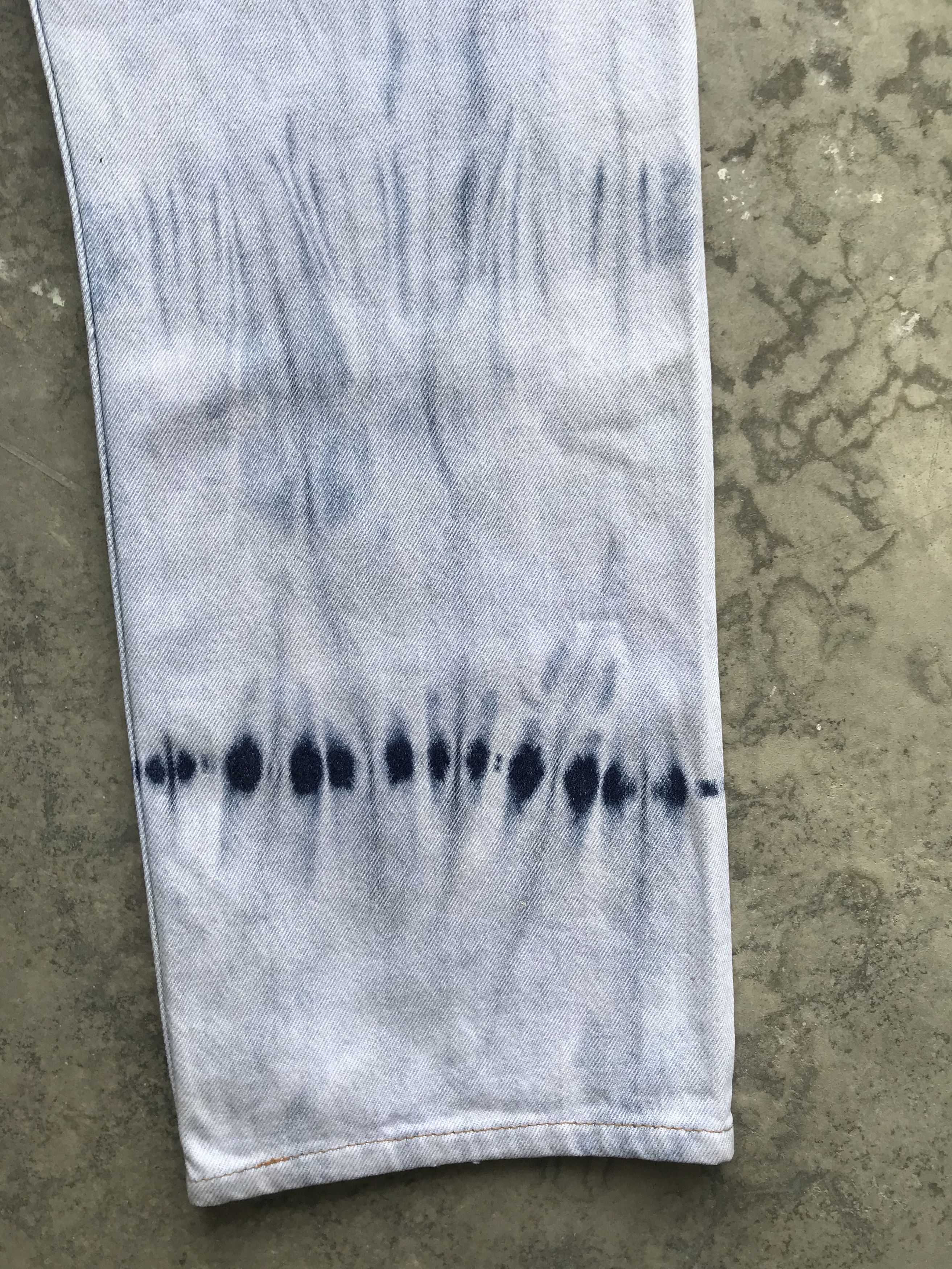 Levi's VLEV58 🔥Ultra Rare 🔥Vintage Levis 501 Tye Dye Jeans Size US 28 / EU 44 - 20 Thumbnail