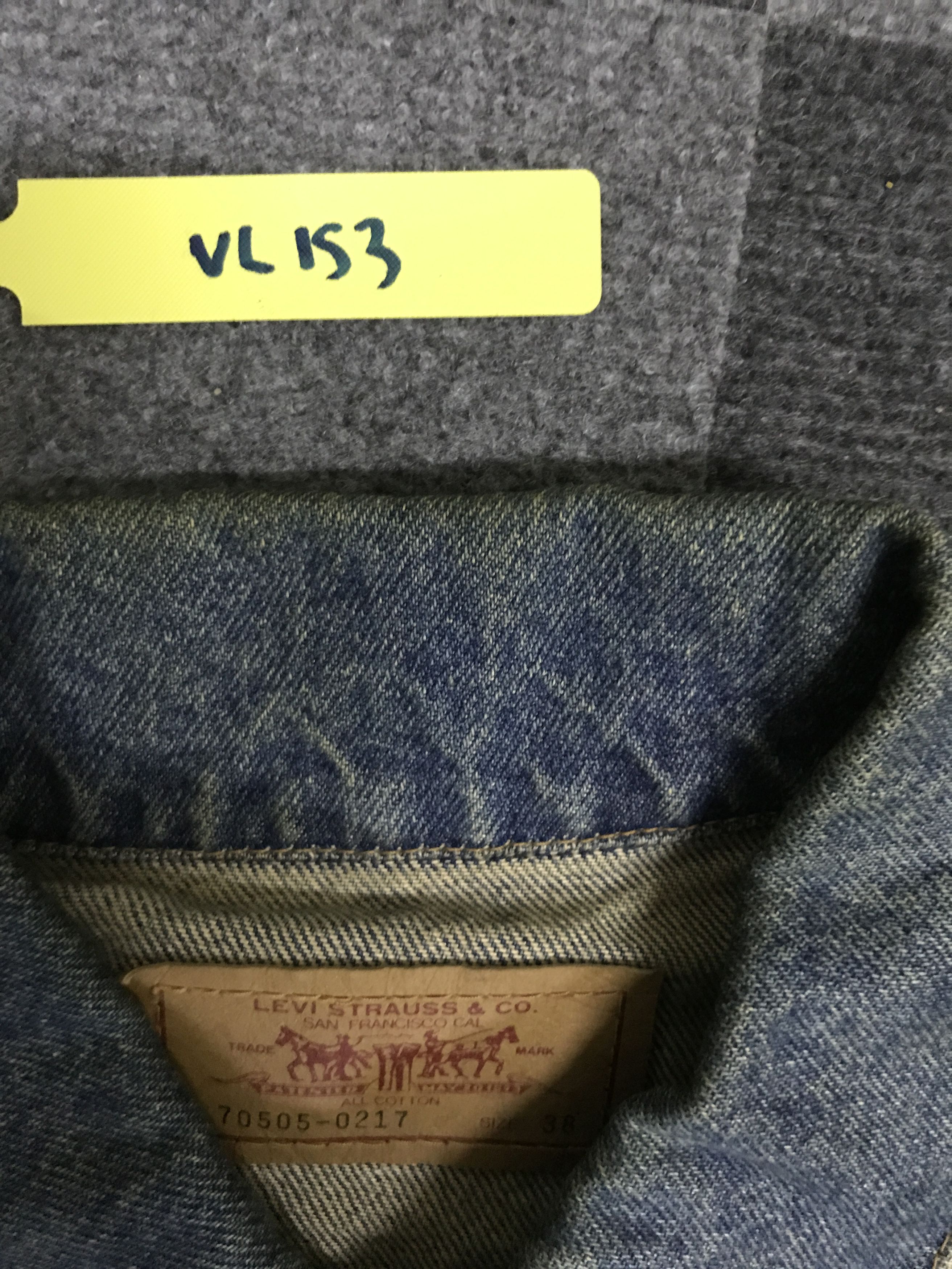 Levi's VL153 Levis 70505 Trucker Size US S / EU 44-46 / 1 - 17 Thumbnail