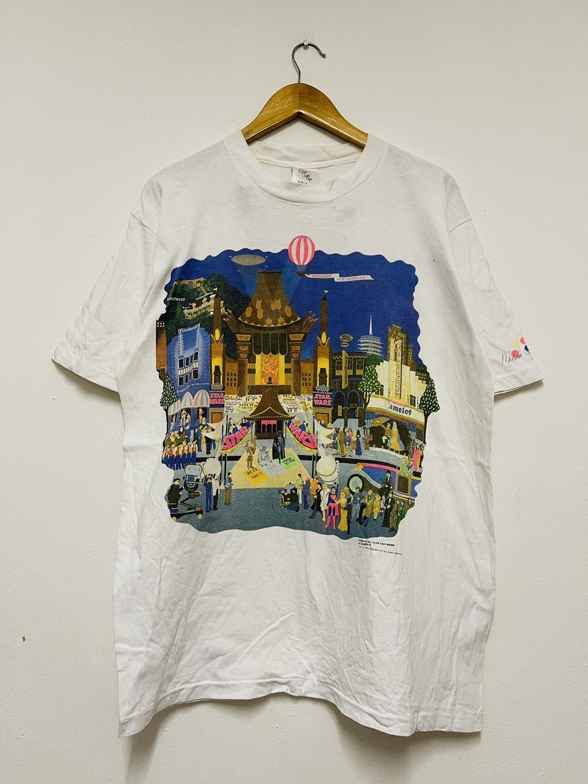Vintage 80s Lucas Film Art Melanie Taylor Kent 1989 T-Shirt