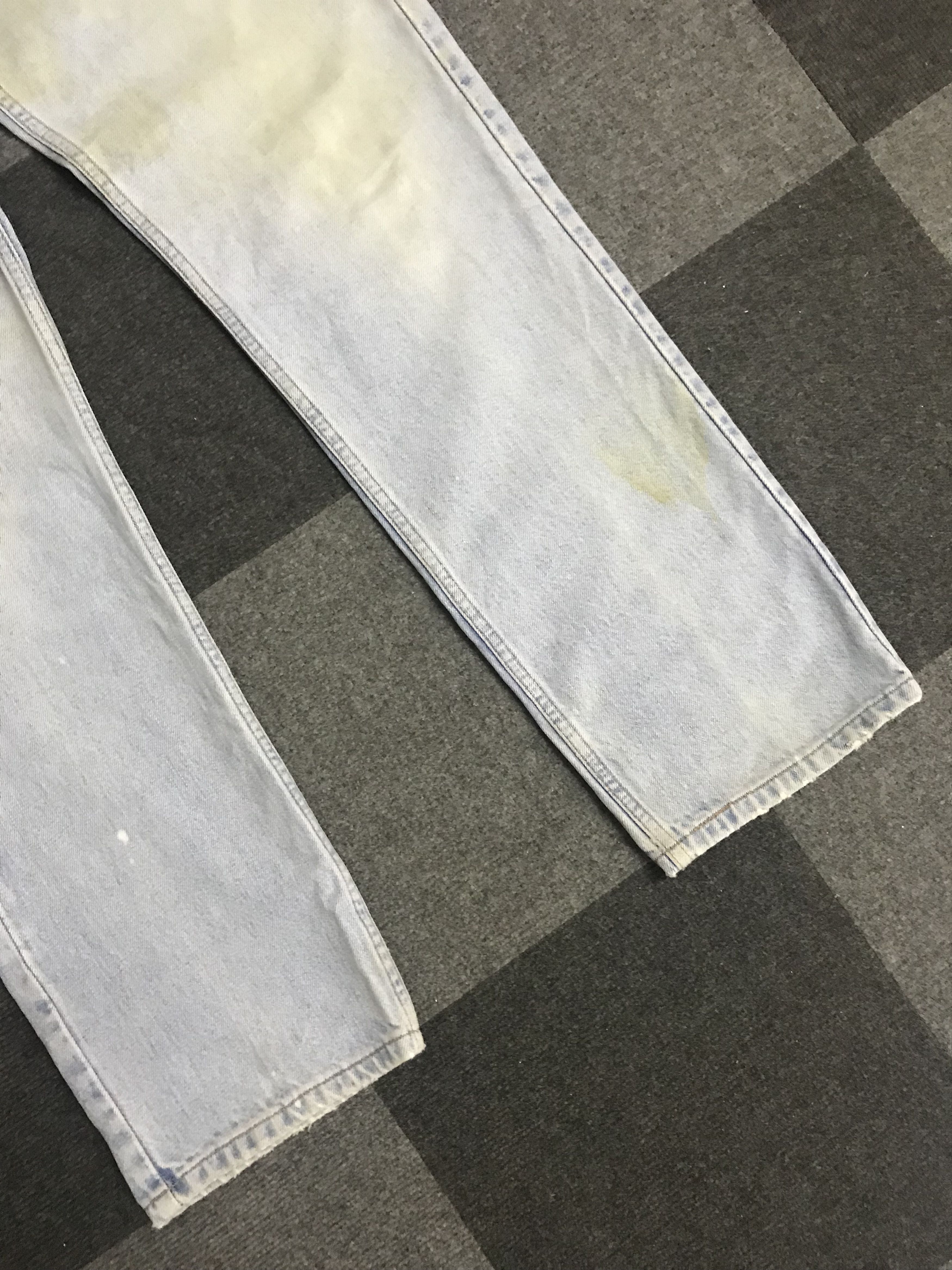 Levi's VL155 Vintage Levis 505 Dirty Distressed Light Wash Jeans Size US 31 - 4 Thumbnail