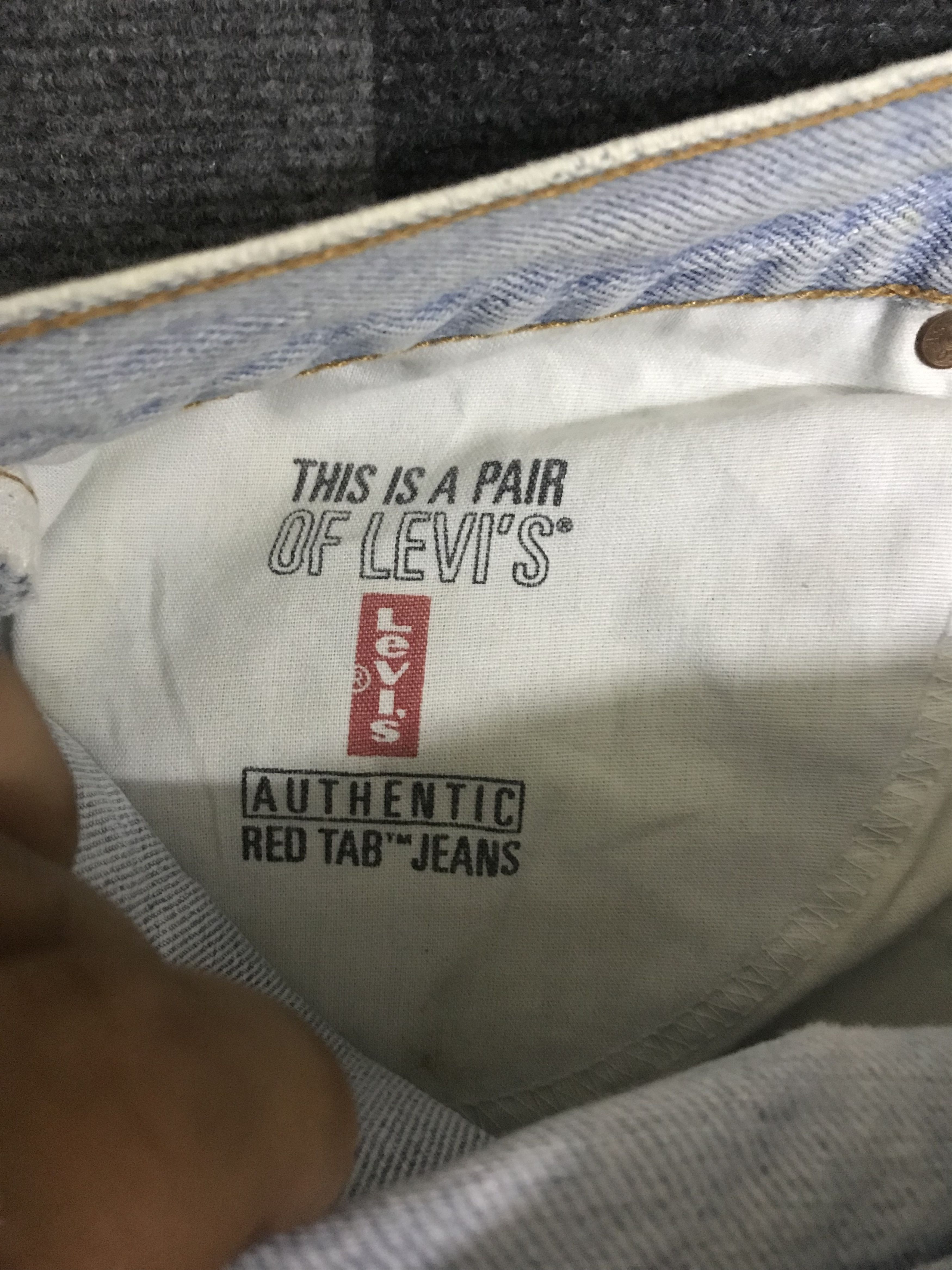 Levi's VL155 Vintage Levis 505 Dirty Distressed Light Wash Jeans Size US 31 - 23 Thumbnail