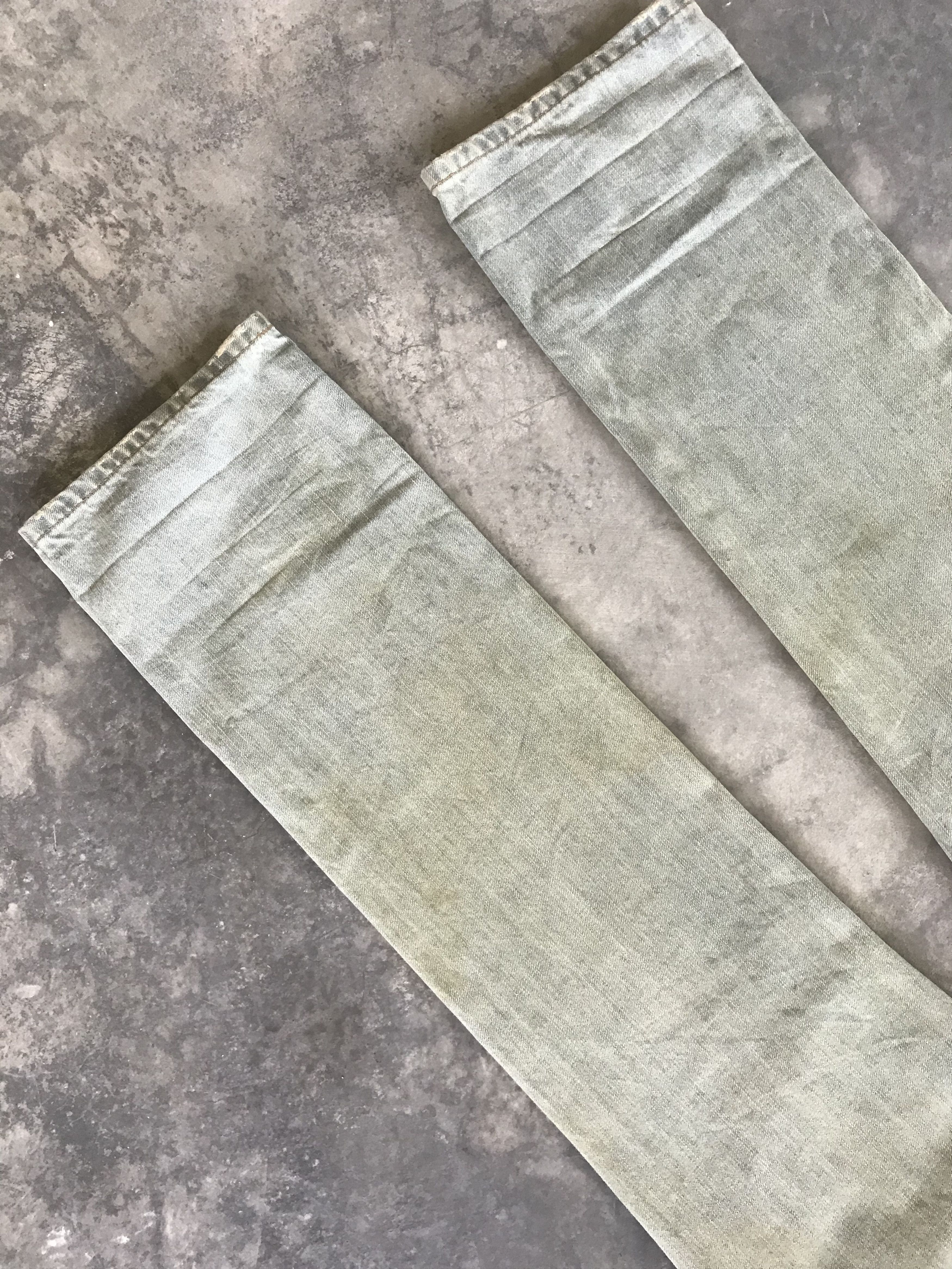 Levi's VLEV1 - Levis 511 Skinny Fit Heavy Distressed Denim Size US 32 / EU 48 - 9 Thumbnail