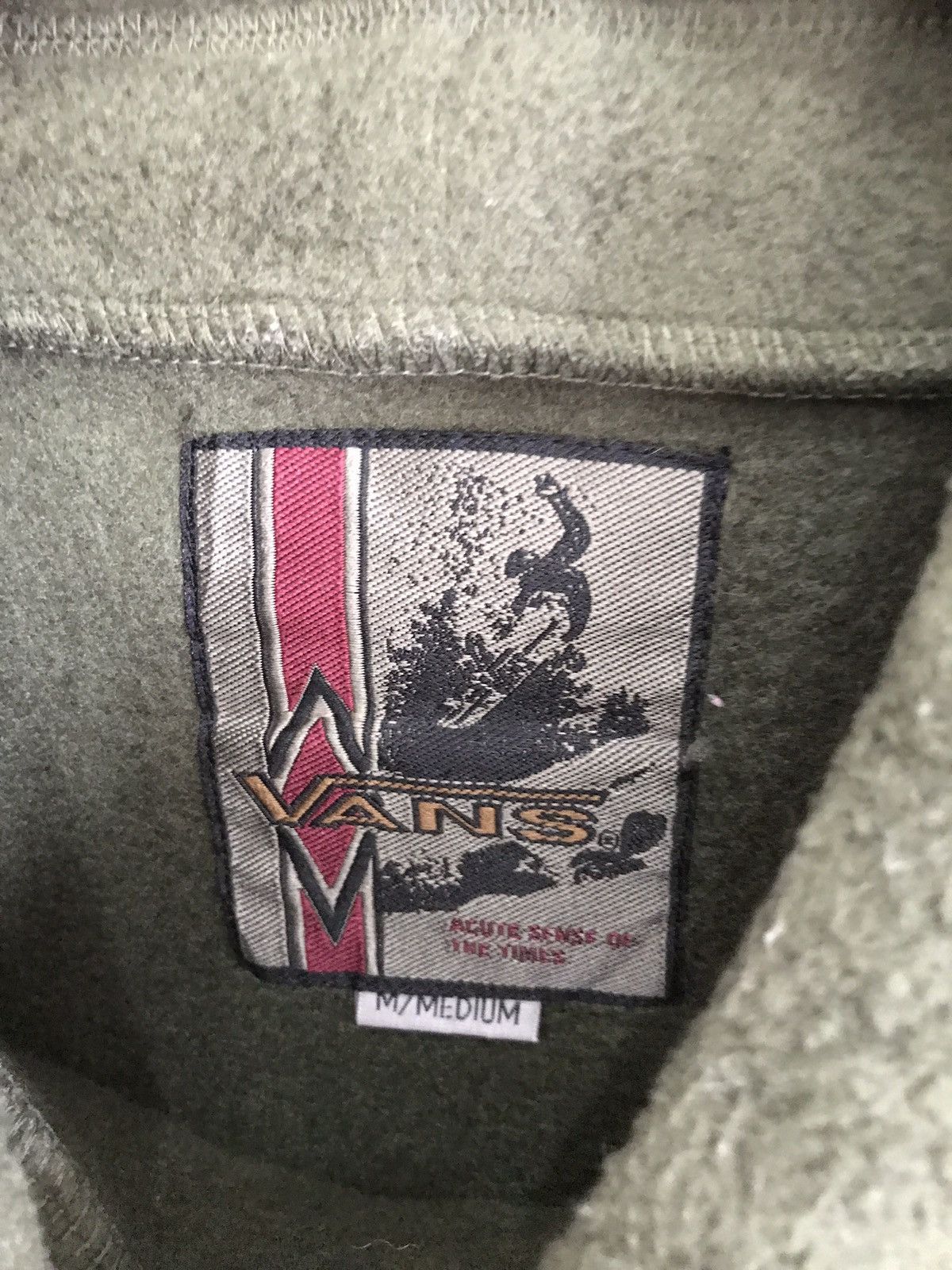 Vans Fleece Jacket Armpit 22""x27" Size US M / EU 48-50 / 2 - 5 Thumbnail