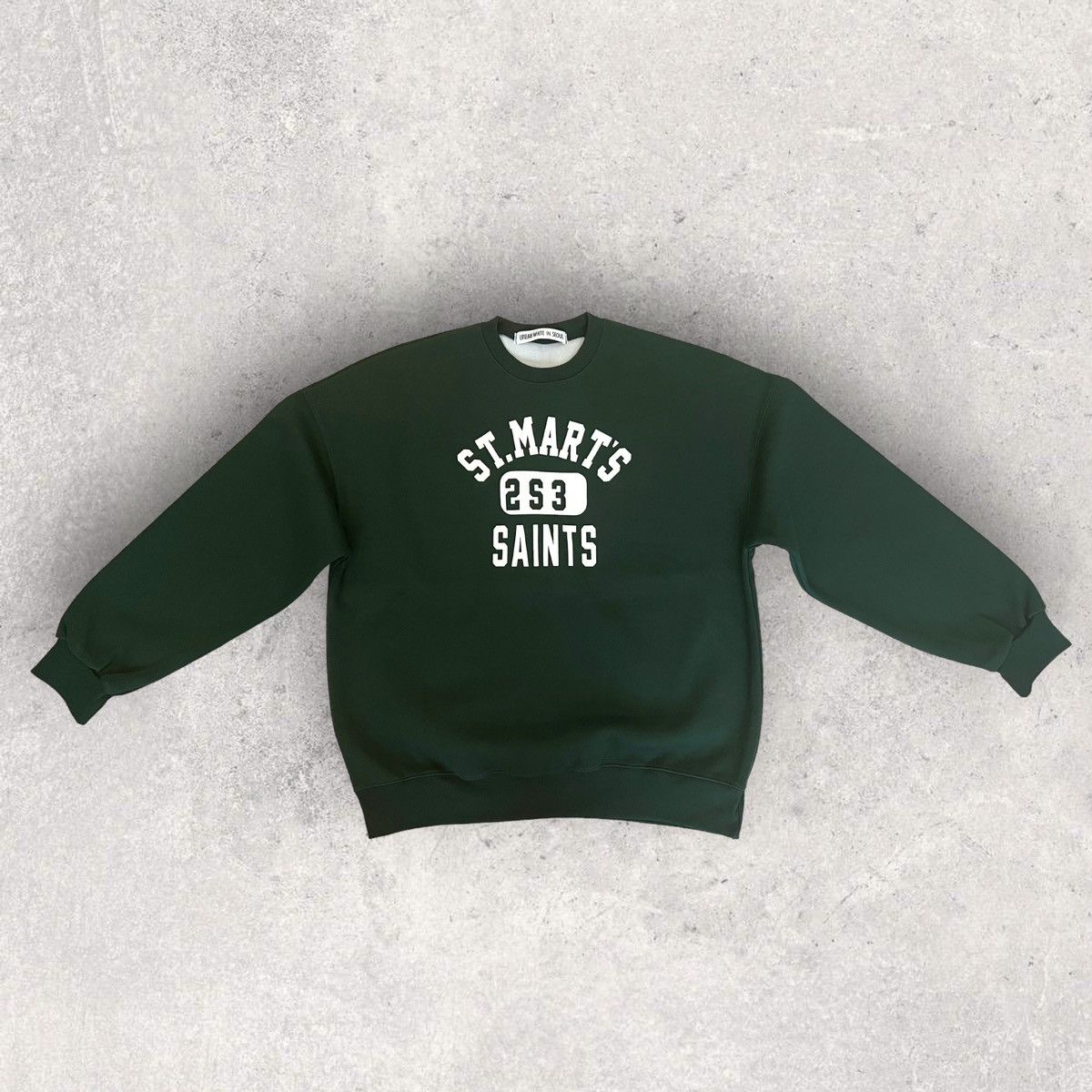 Streetwear Urban White in Seoul Oversized Sweatshirt | Grailed