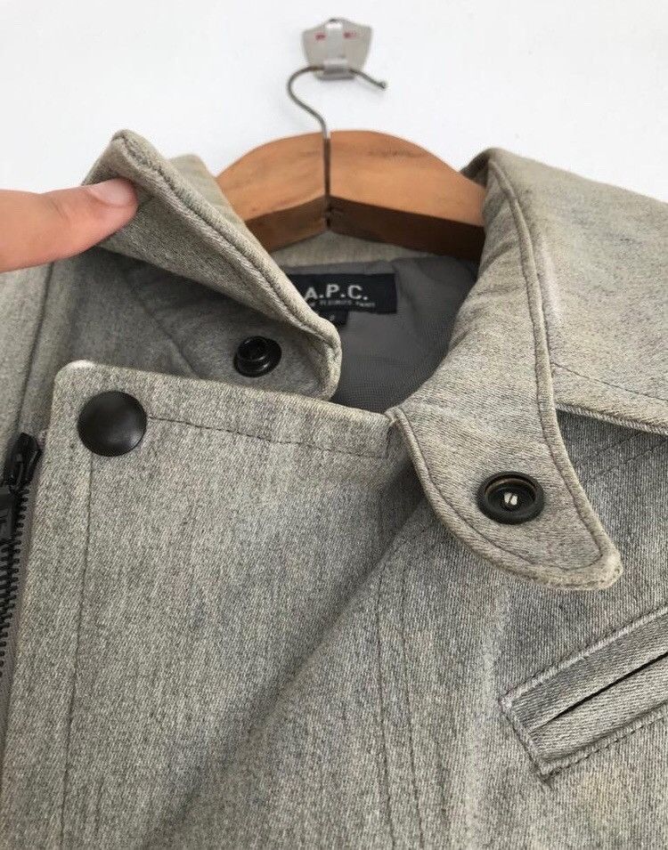 A.P.C. × Designer × Vintage Vintage A.P.C Bikers jacket 3 pockets style Size US M / EU 48-50 / 2 - 4 Thumbnail