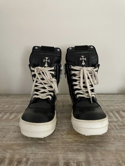 Rick Owens Rick Owens Chrome Heart Geobasket | Grailed