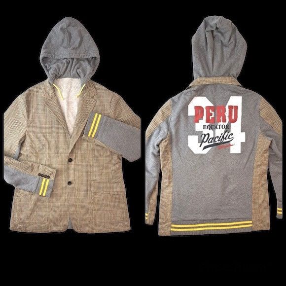 Dolce & Gabbana 🔥RARE HYBRID Hoodie Deconstruct D&G PERU Equator Pacific Size US M / EU 48-50 / 2 - 1 Thumbnail