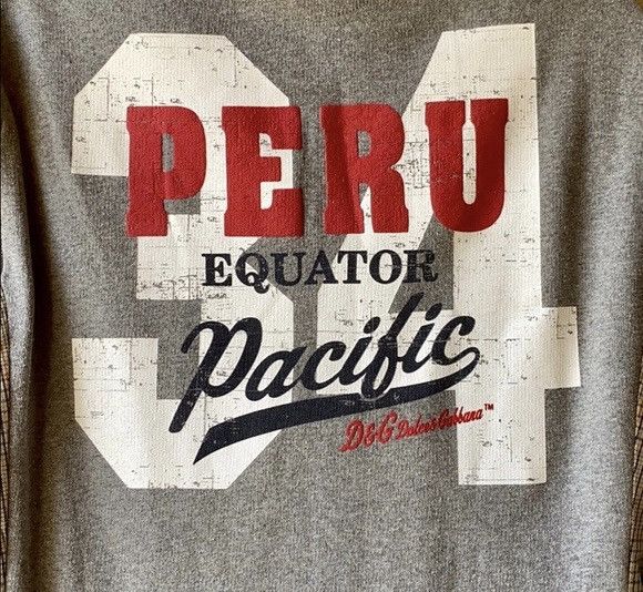 Dolce & Gabbana 🔥RARE HYBRID Hoodie Deconstruct D&G PERU Equator Pacific Size US M / EU 48-50 / 2 - 6 Thumbnail