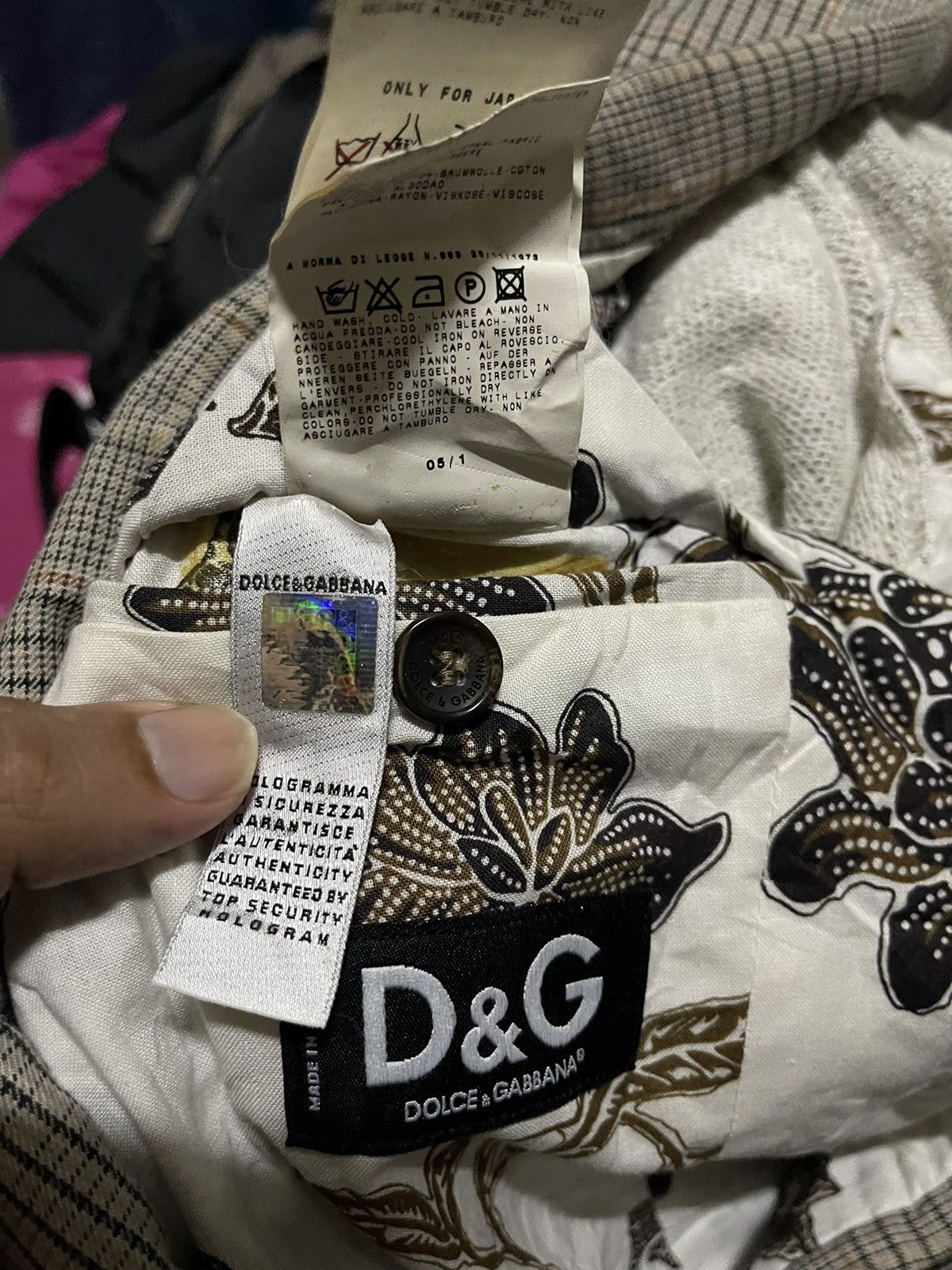Dolce & Gabbana 🔥RARE HYBRID Hoodie Deconstruct D&G PERU Equator Pacific Size US M / EU 48-50 / 2 - 8 Thumbnail