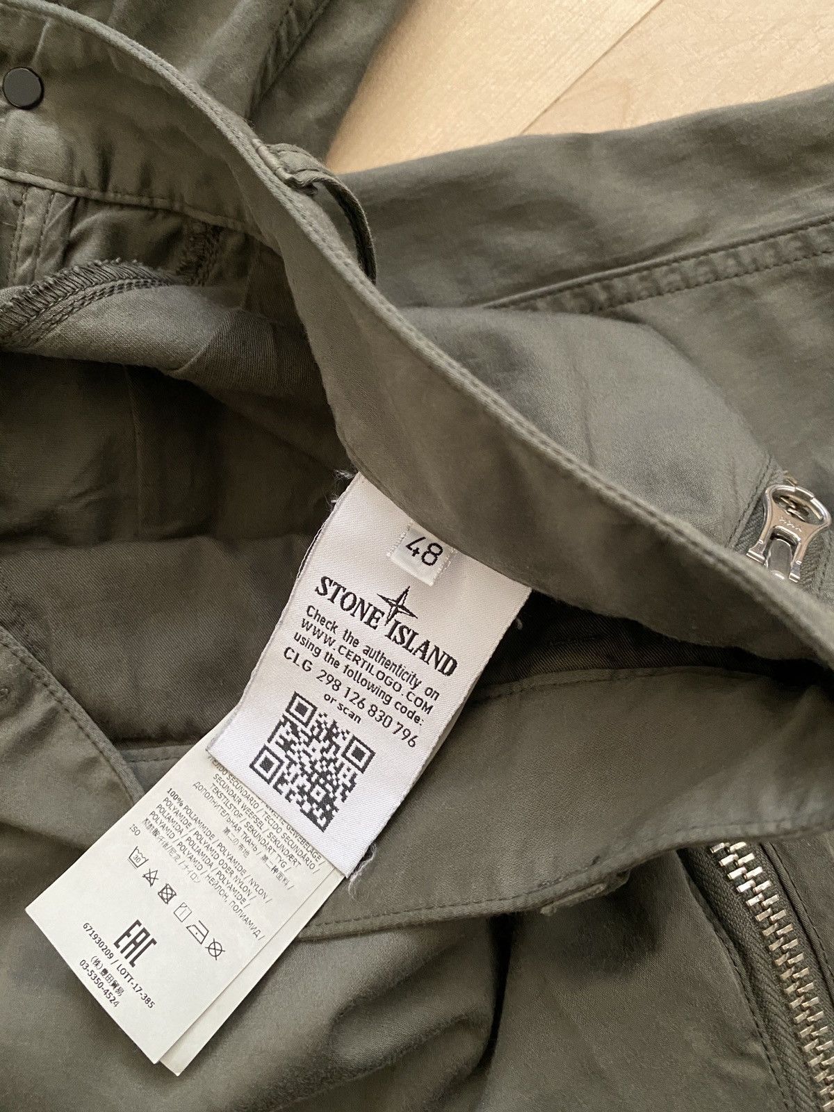 Stone Island Shadow Project Stone Island Shadow Project Olive Convert Cargo Pant 48 Size US 32 / EU 48 - 7 Thumbnail