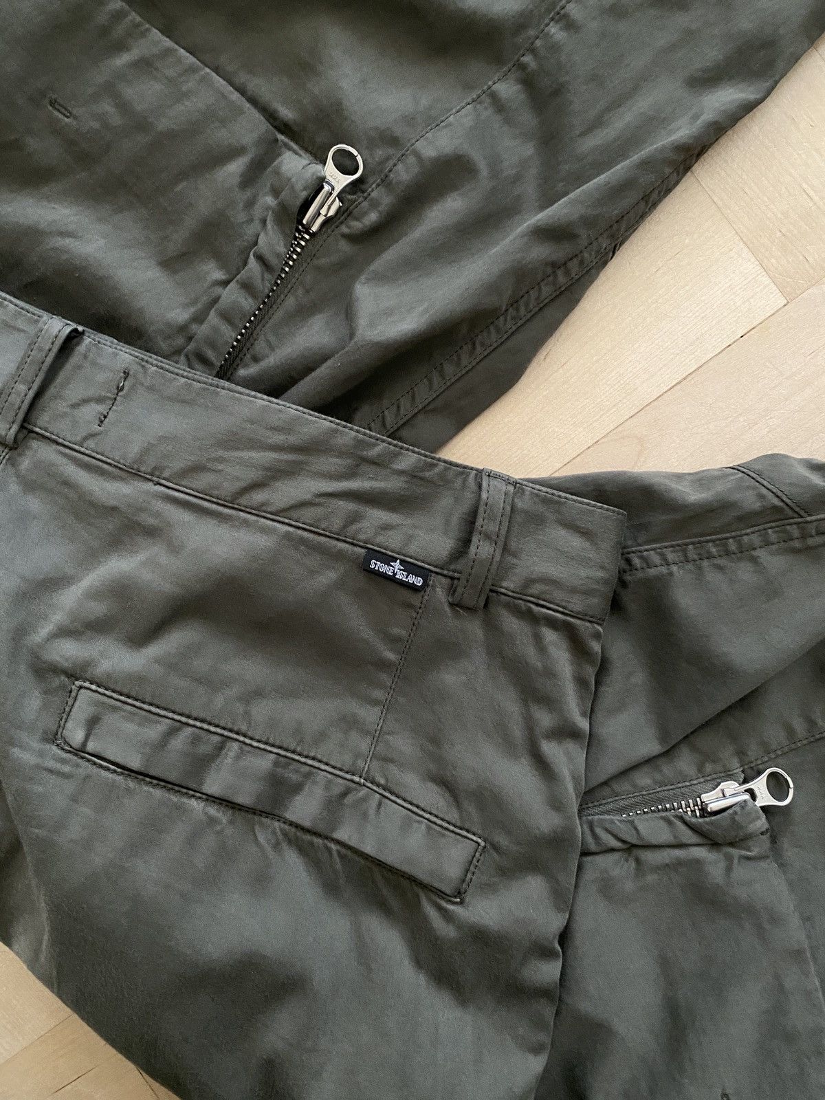 Stone Island Shadow Project Stone Island Shadow Project Olive Convert Cargo Pant 48 Size US 32 / EU 48 - 6 Thumbnail