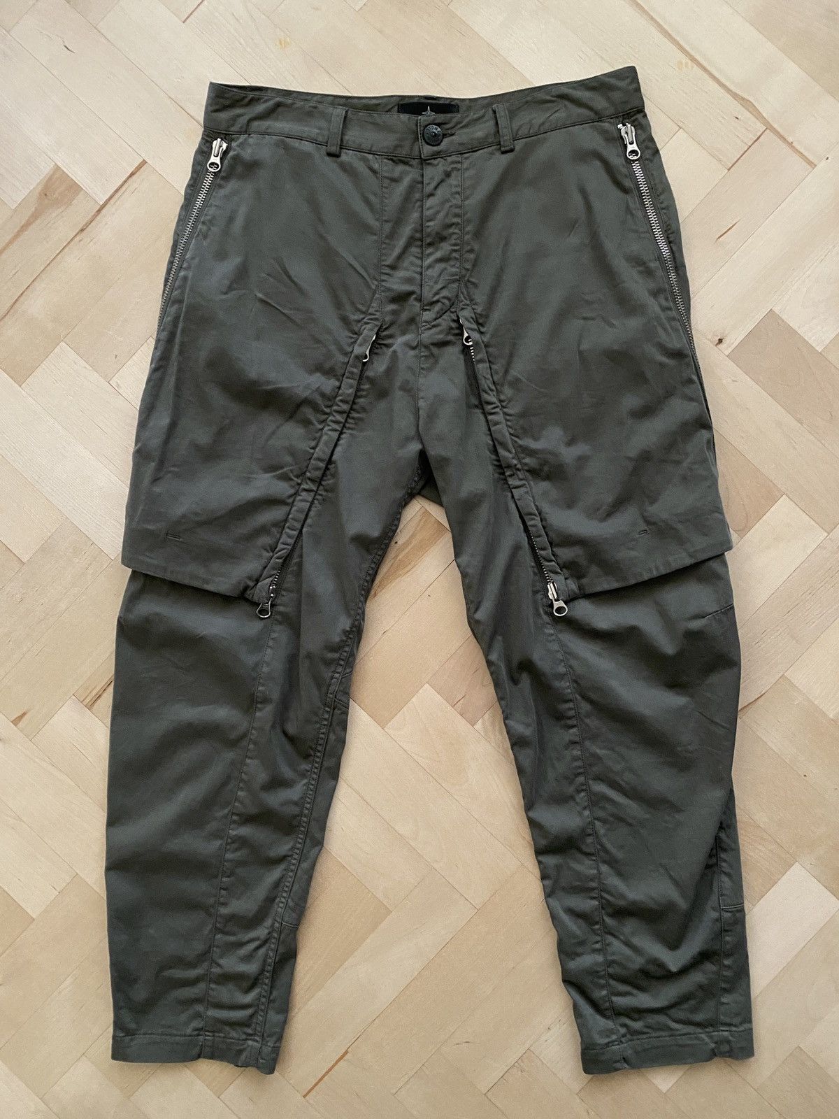 Stone Island Shadow Project Stone Island Shadow Project Olive Convert Cargo Pant 48 Size US 32 / EU 48 - 2 Thumbnail