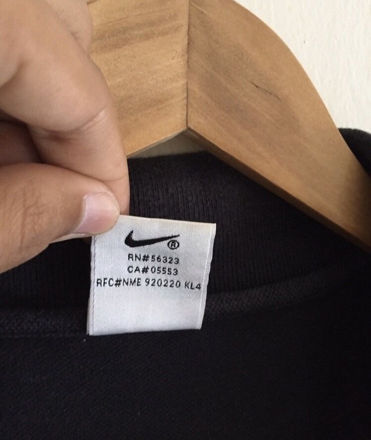 Nike Vintage 90s Nike Polo Tshirt Swoosh 90s Size US L / EU 52-54 / 3 - 4 Thumbnail