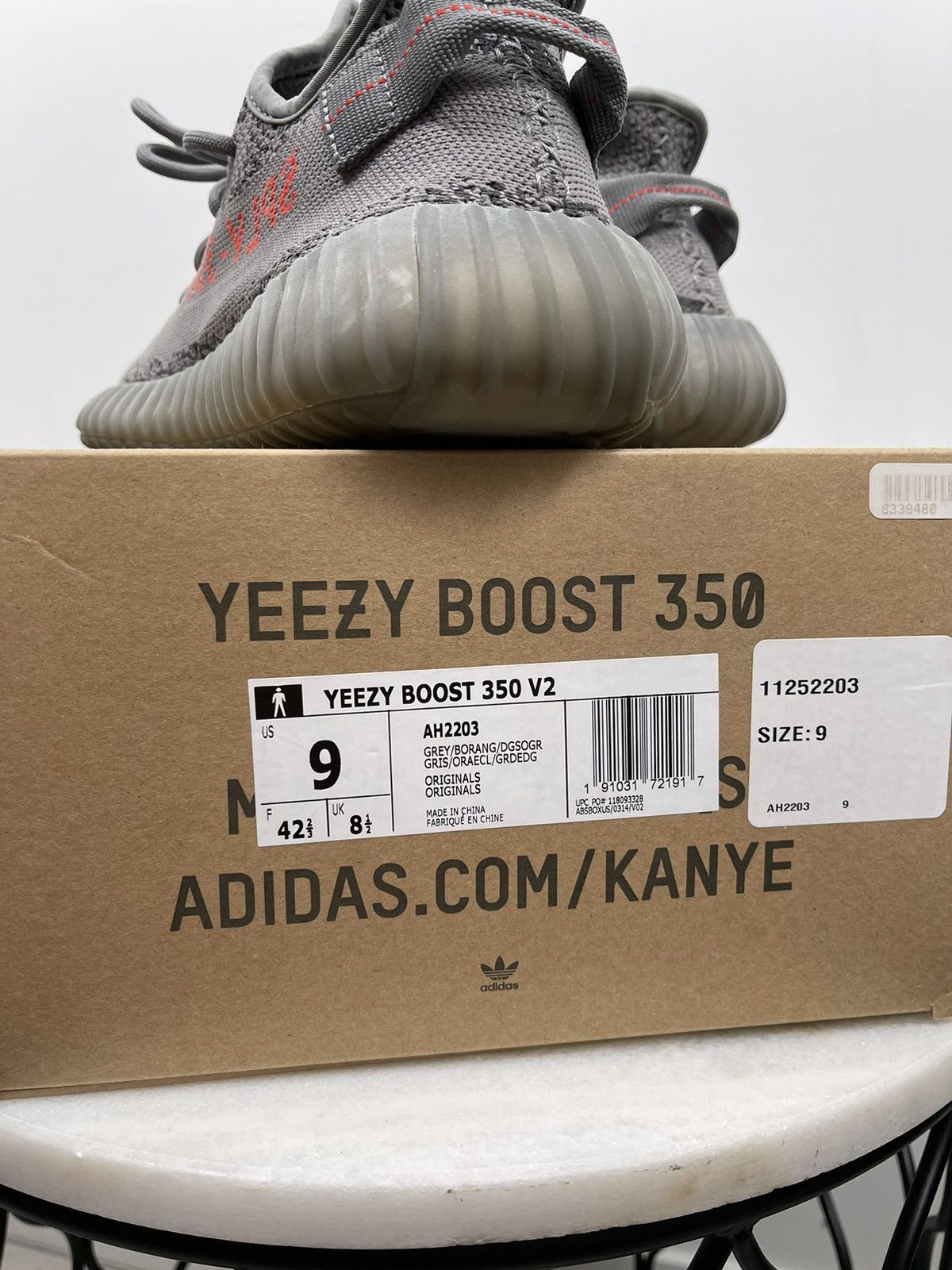 Adidas × Kanye West Yeezy Boost 350 V2 Beluga 2.0 Size US 9 / EU 42 - 8 Thumbnail