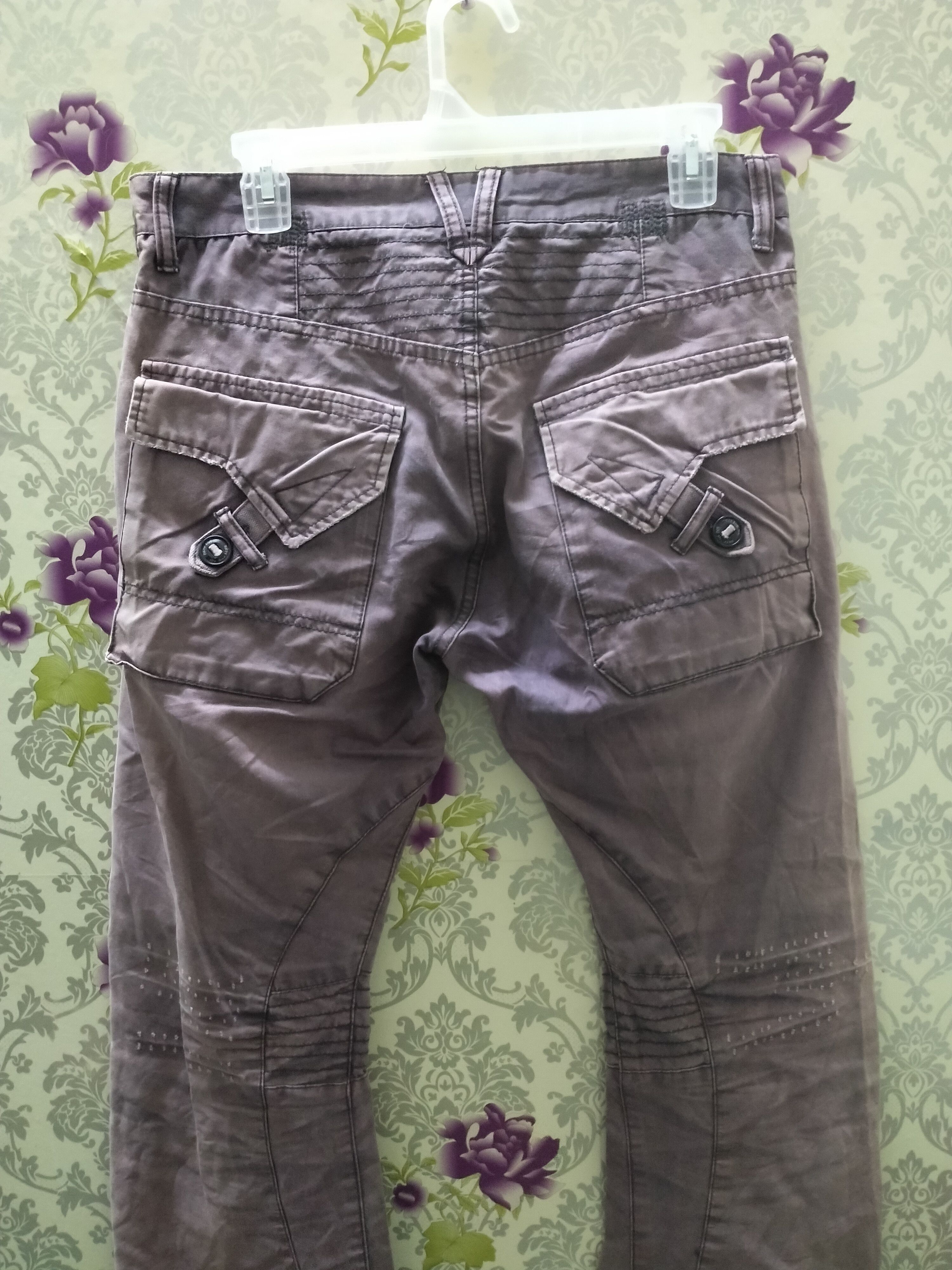 image of 55 Dsl x Issey Miyake 55Dsl Bikel Pants in Grey, Men's (Size 32)